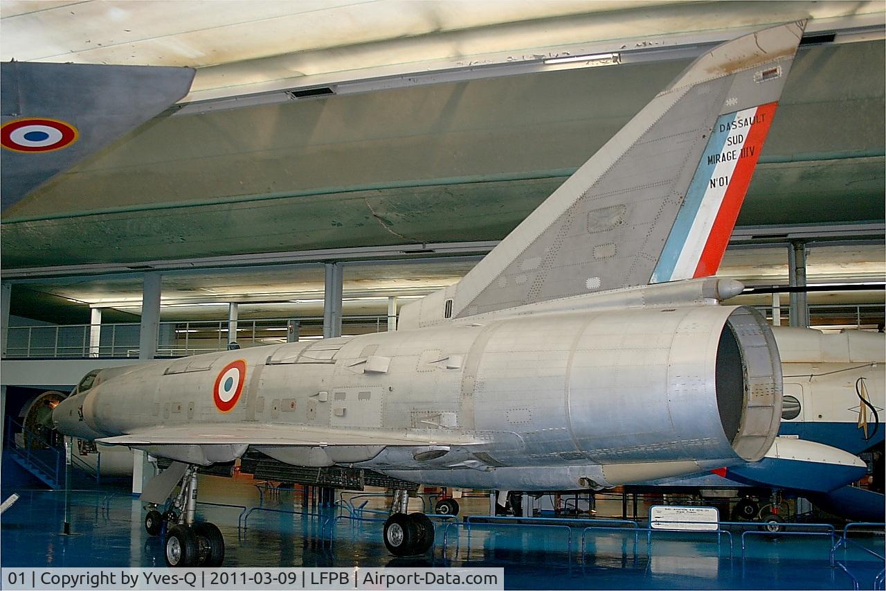 01, 1965 Dassault Mirage III.V C/N 01, Dassault Mirage III.V, Air & Space Museum Paris-Le Bourget (LFPB-LBG)