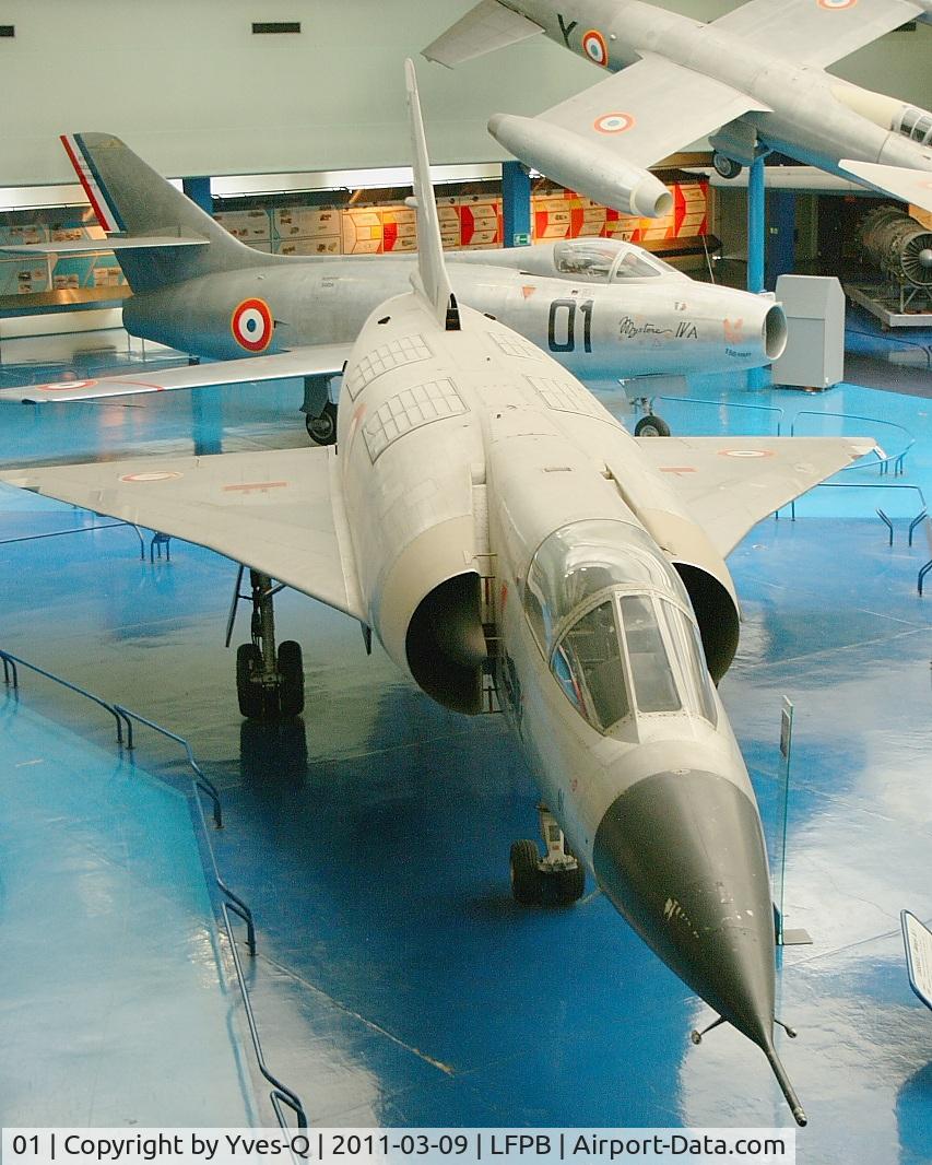 01, 1965 Dassault Mirage III.V C/N 01, Dassault Mirage III.V, Air & Space Museum Paris-Le Bourget (LFPB-LBG)
