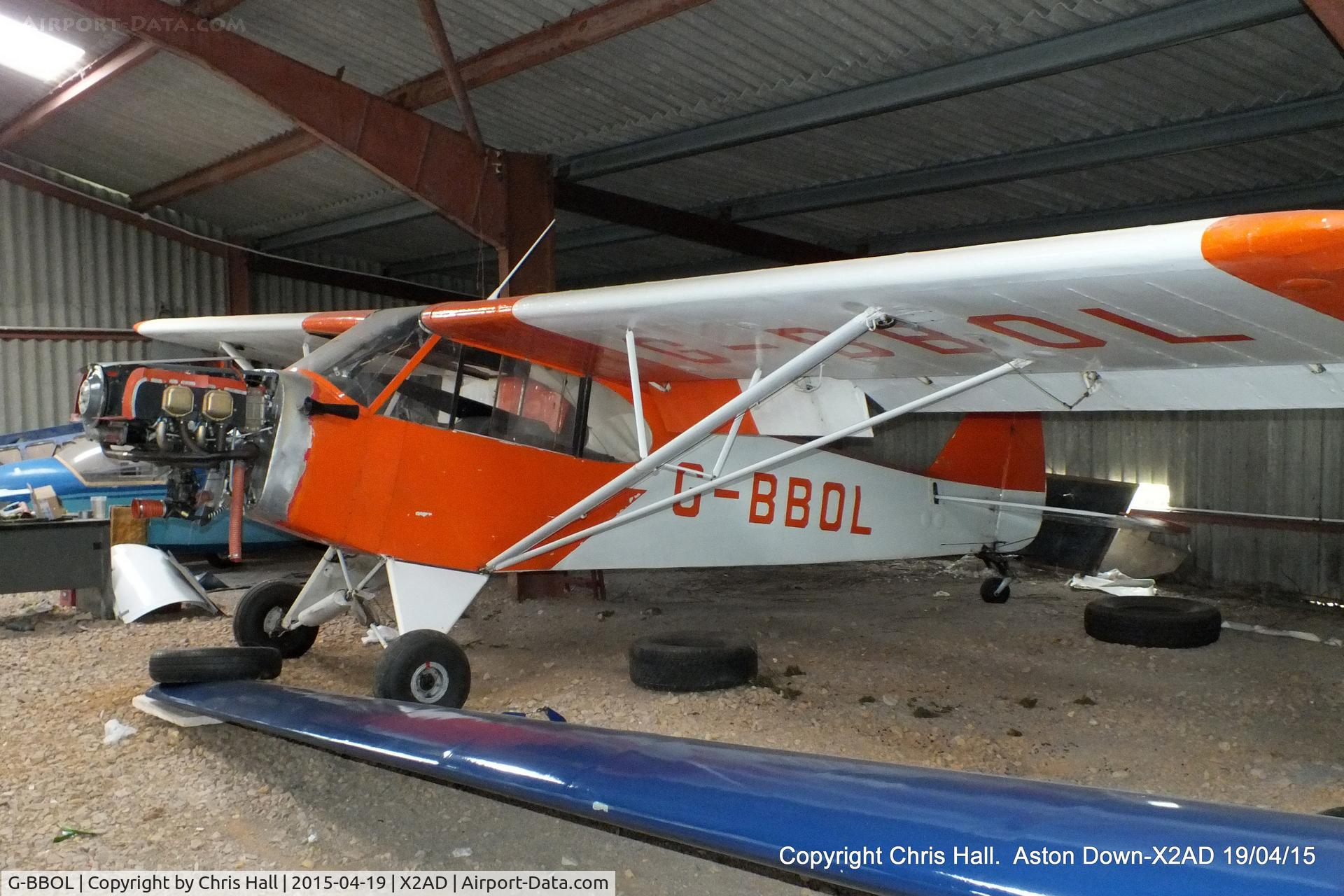 G-BBOL, 1960 Piper PA-18-150 Super Cub C/N 18-7561, Cotswold Gliding Club, Aston Down