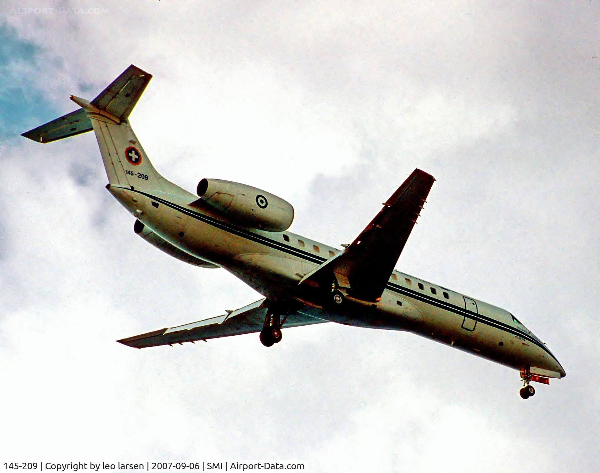 145-209, 1999 Embraer ERJ-135LR (EMB-135LR) C/N 145209, Samos Greece 6.9.07