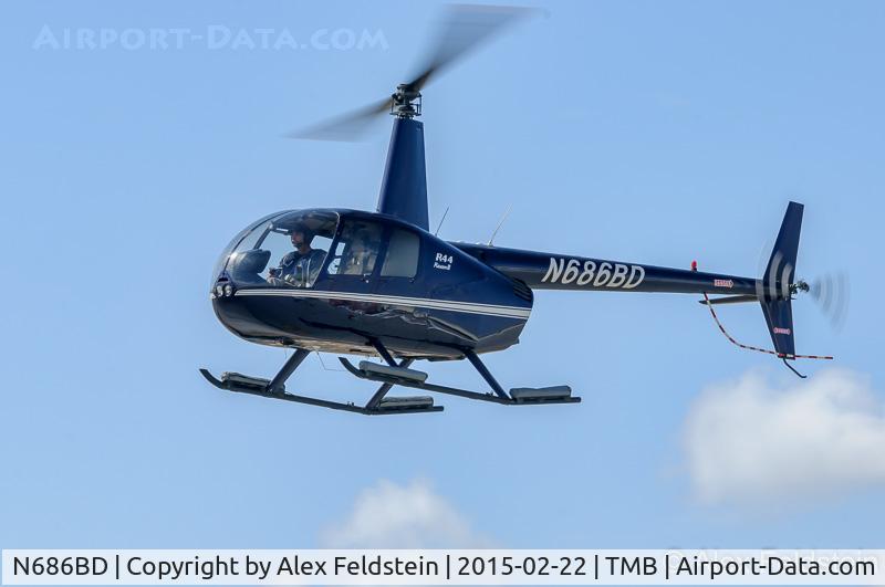 N686BD, 2007 Robinson R44 II C/N 12075, Tamiami