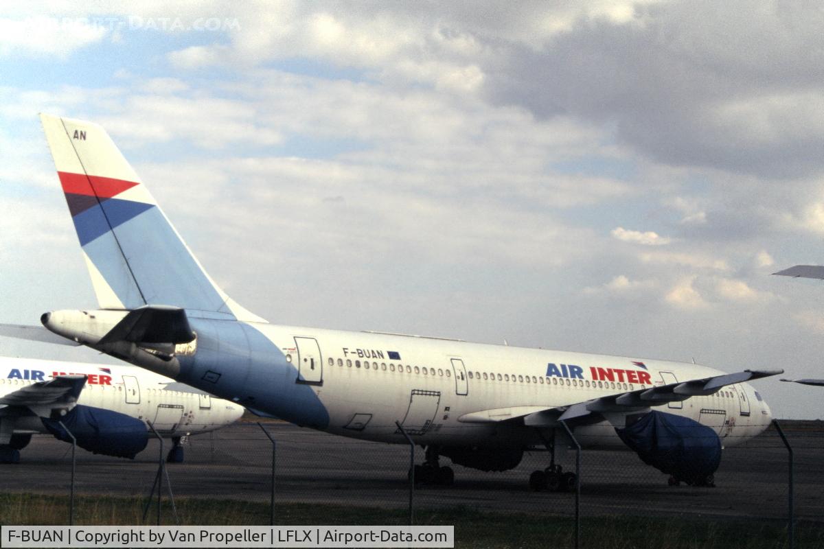 F-BUAN, 1981 Airbus A300B2-1C C/N 132, Air Inter Airbus A300B2 stored at Châteauroux-Déols airport, summer 1994.