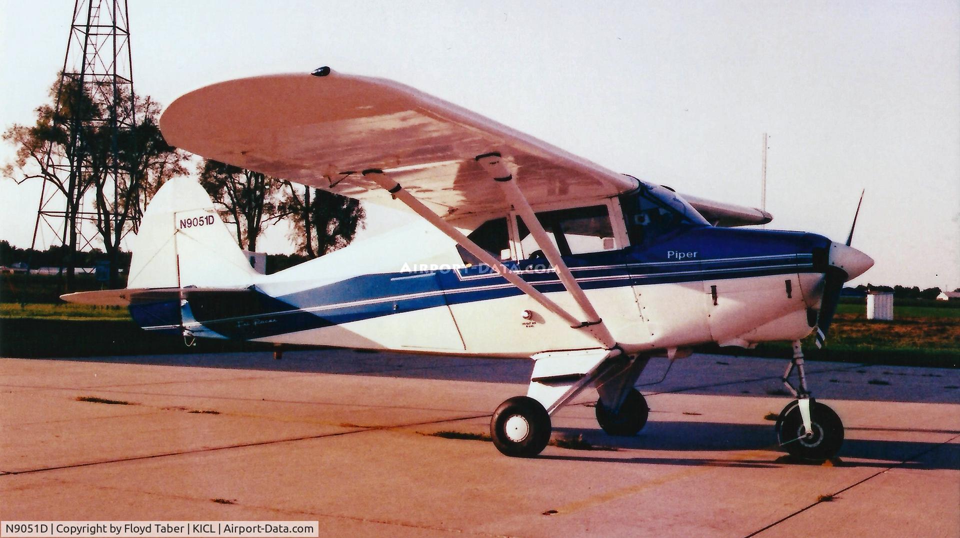 N9051D, Piper PA-22-160 Tri Pacer C/N 22-6191, Visiting us in Clarinda