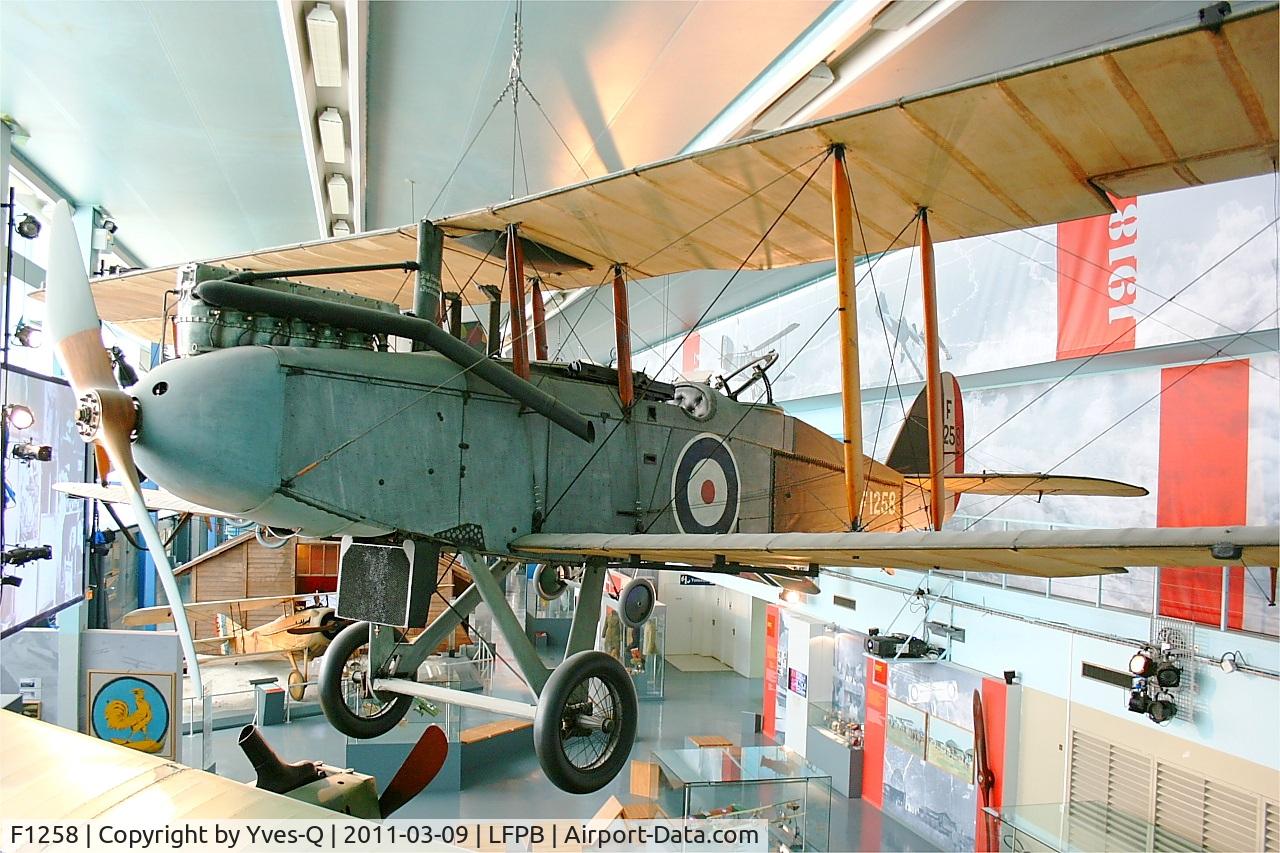 F1258, De Havilland DH-9 C/N Not found F1258, De Havilland DH-9, Air & Space Museum Paris-Le Bourget (LFPB-LBG)