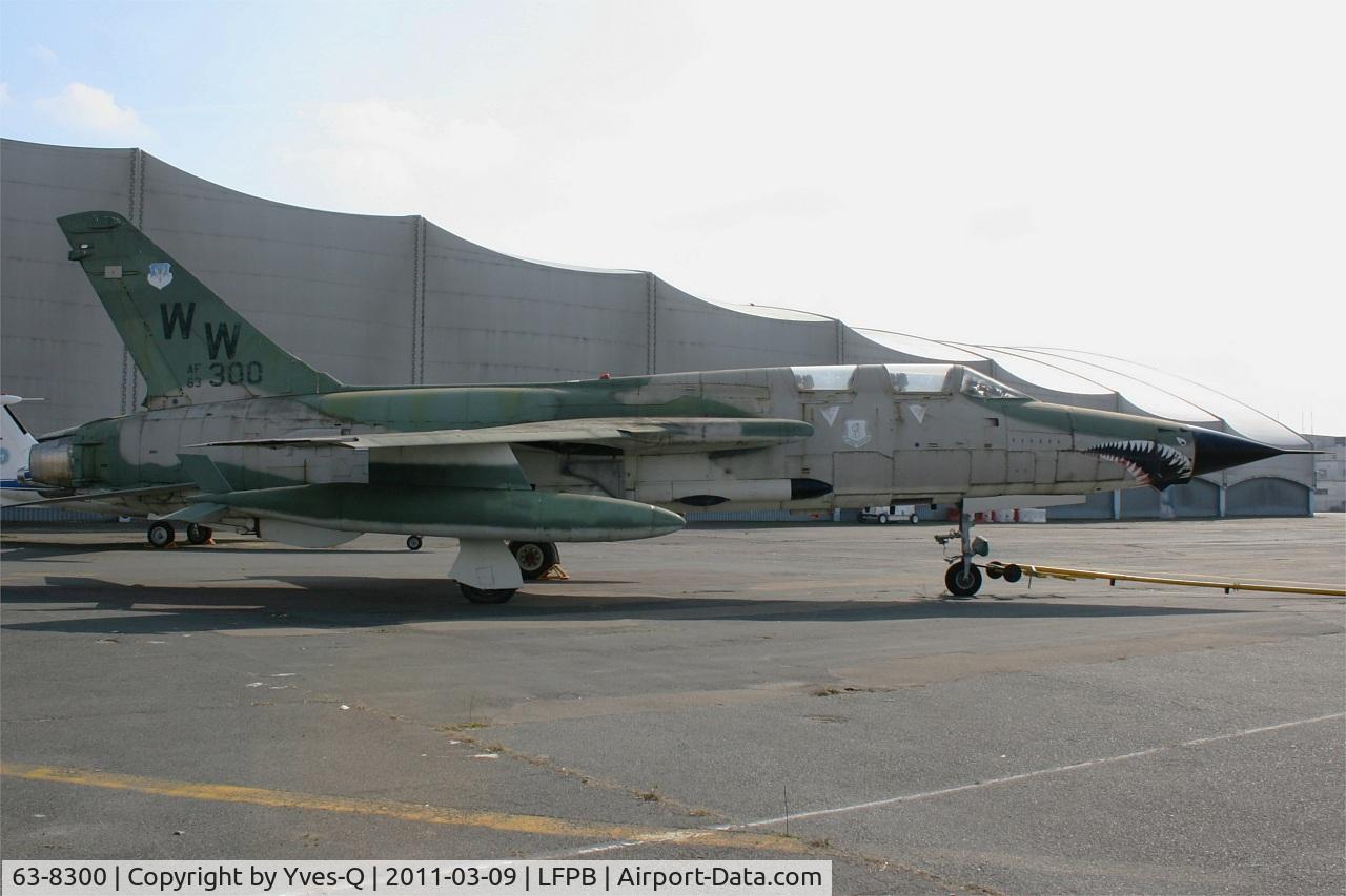 63-8300, 1963 Republic F-105G Thunderchief C/N F077, Republic F-105G Thunderchief, Air & Space Museum Paris-Le Bourget (LFPB-LBG)