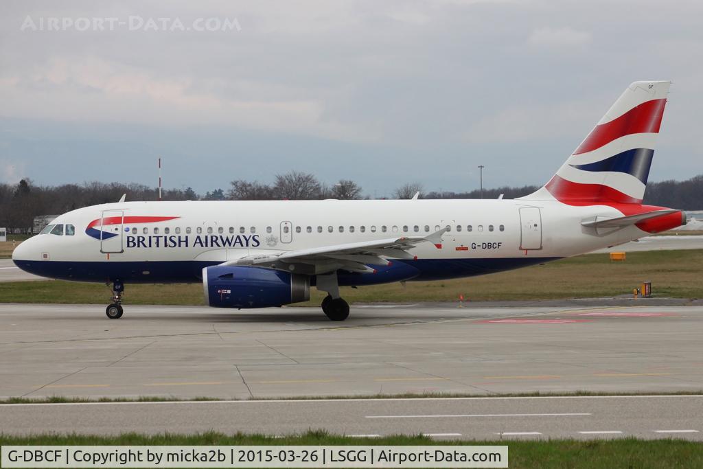 G-DBCF, 2005 Airbus A319-131 C/N 2466, Taxiing