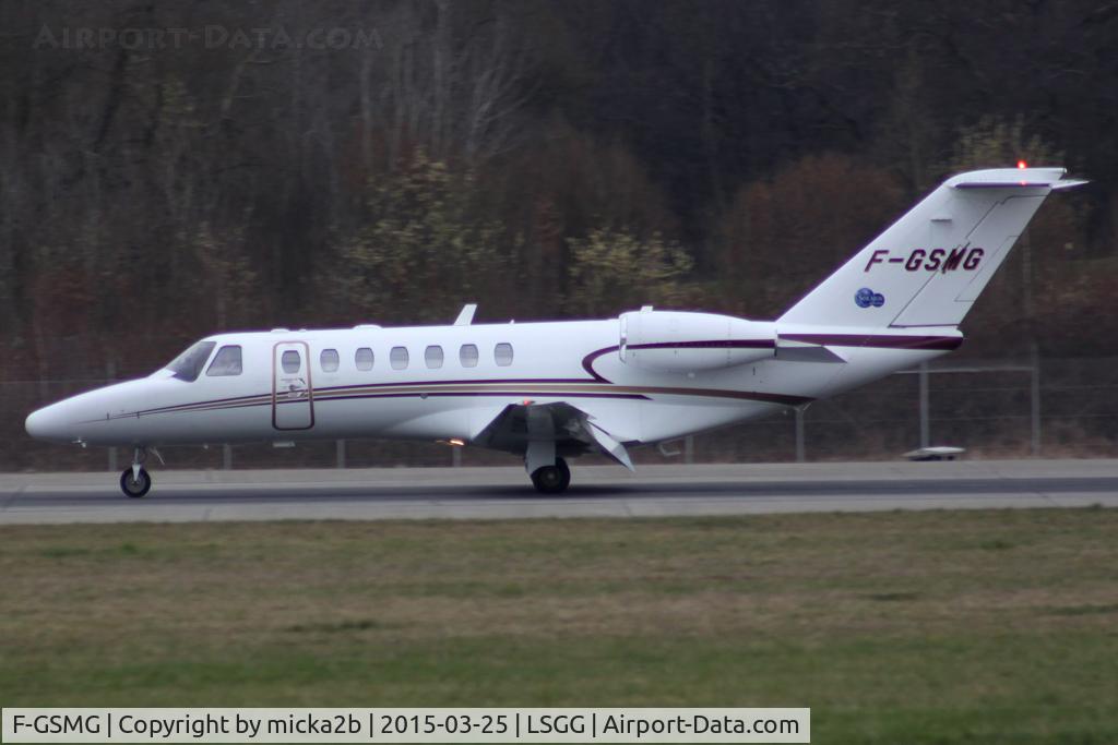 F-GSMG, 2008 Cessna 525B CitationJet CJ3 C/N 525B-0230, Taxiing