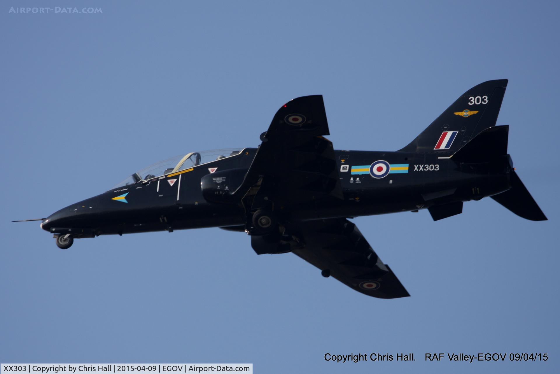 XX303, 1980 Hawker Siddeley Hawk T.1A C/N 312128/137, RAF 208 Sqn