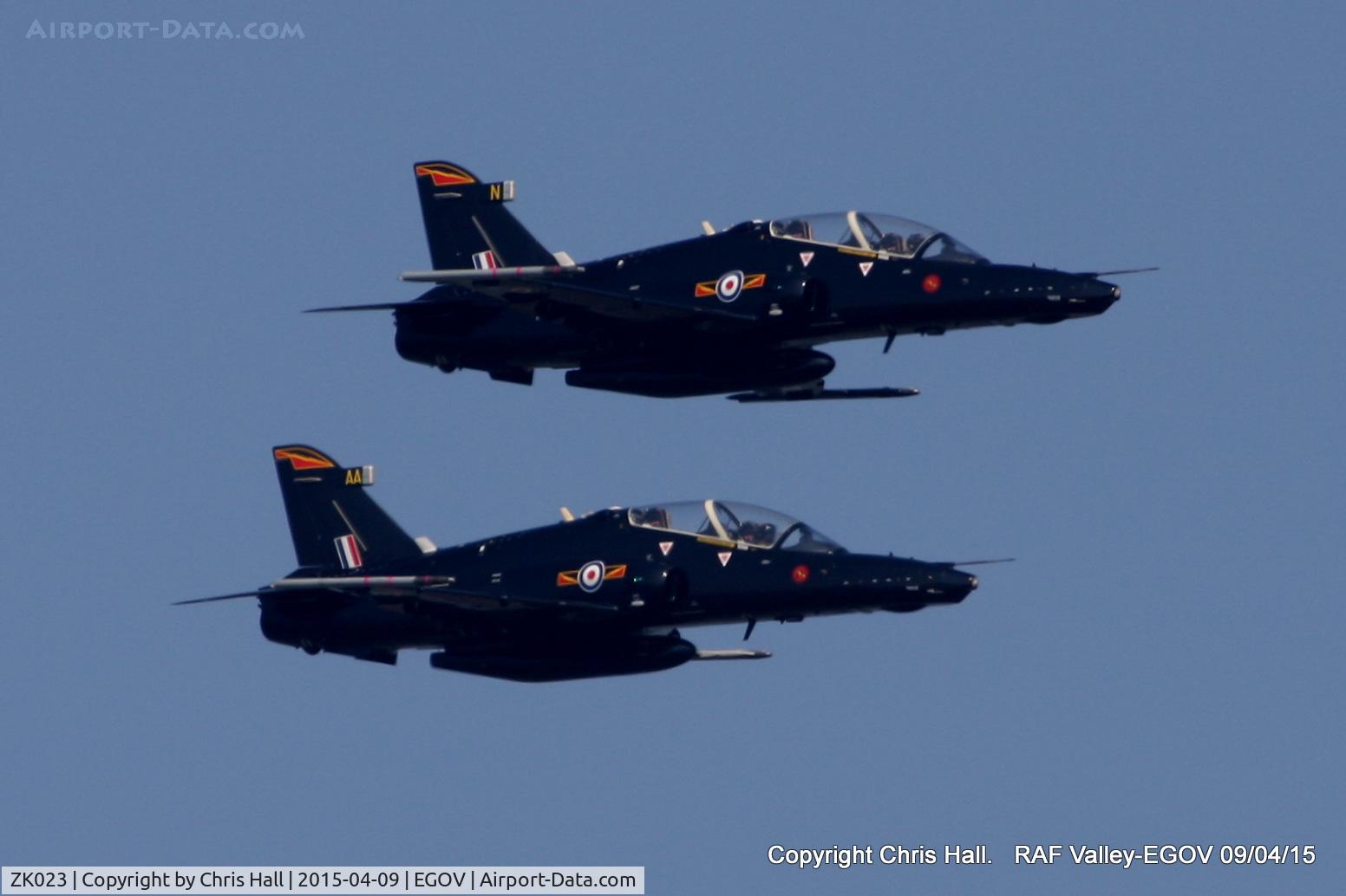 ZK023, 2009 British Aerospace Hawk T2 C/N RT014/1252, Hawk T2 Role Demo team