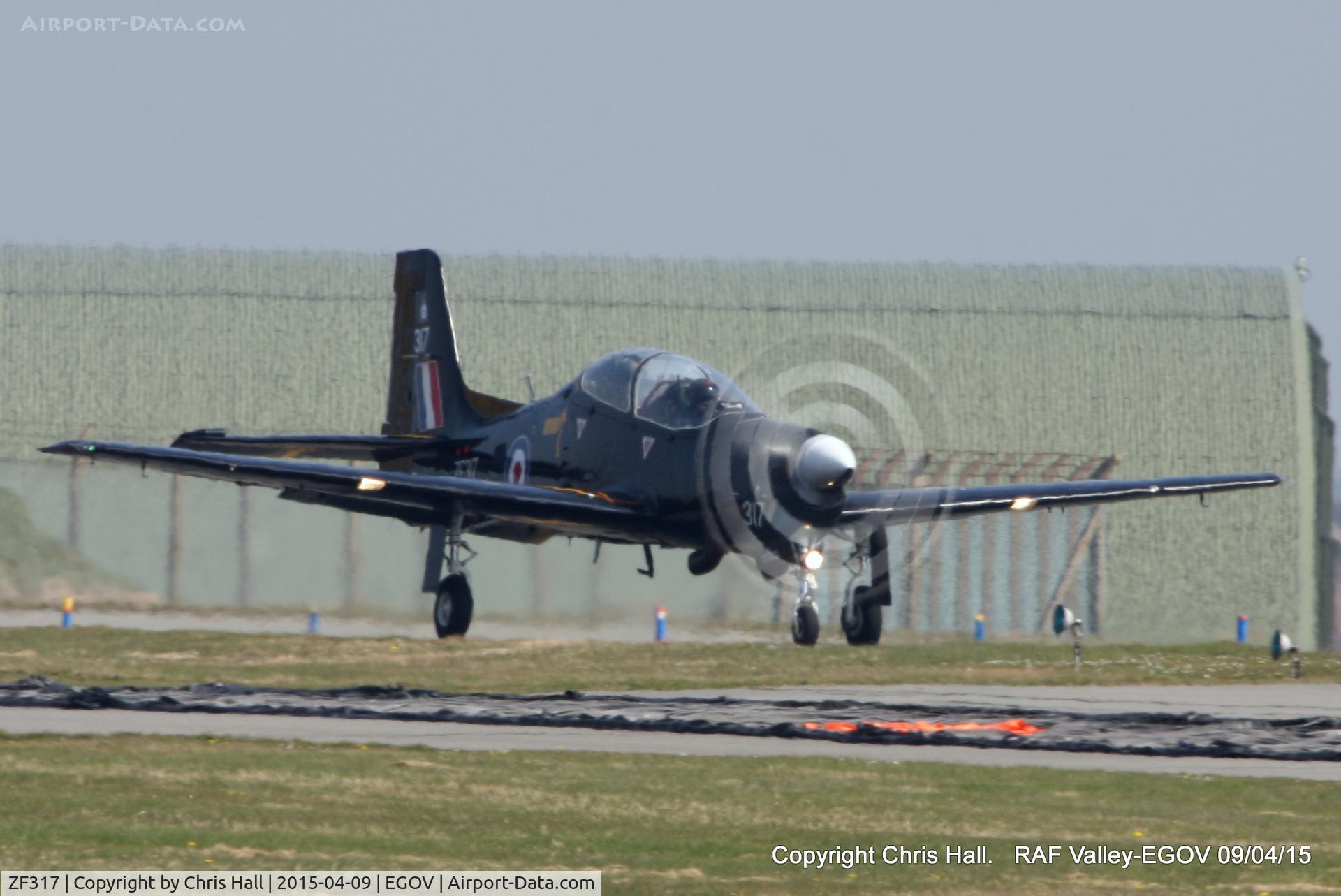 ZF317, Short S-312 Tucano T1 C/N S098/T69, RAF 72 (R) Sqn