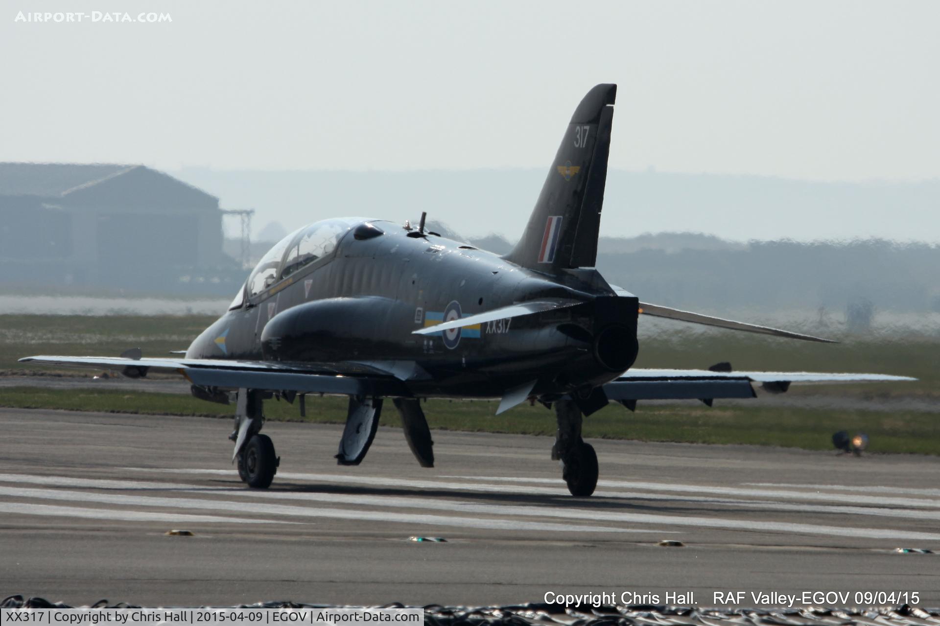 XX317, 1980 Hawker Siddeley Hawk T.1A C/N 159/312142, RAF 208 Sqn