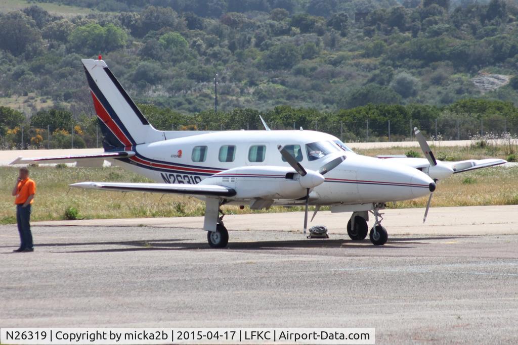 N26319, 1973 Piper PA-31P Navajo C/N 31P-7300139, Parked