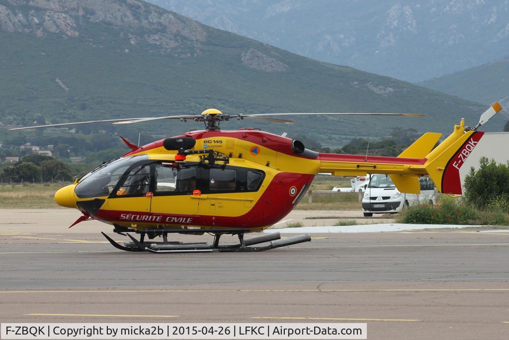 F-ZBQK, Eurocopter-Kawasaki EC-145 (BK-117C-2) C/N 9372, Parked