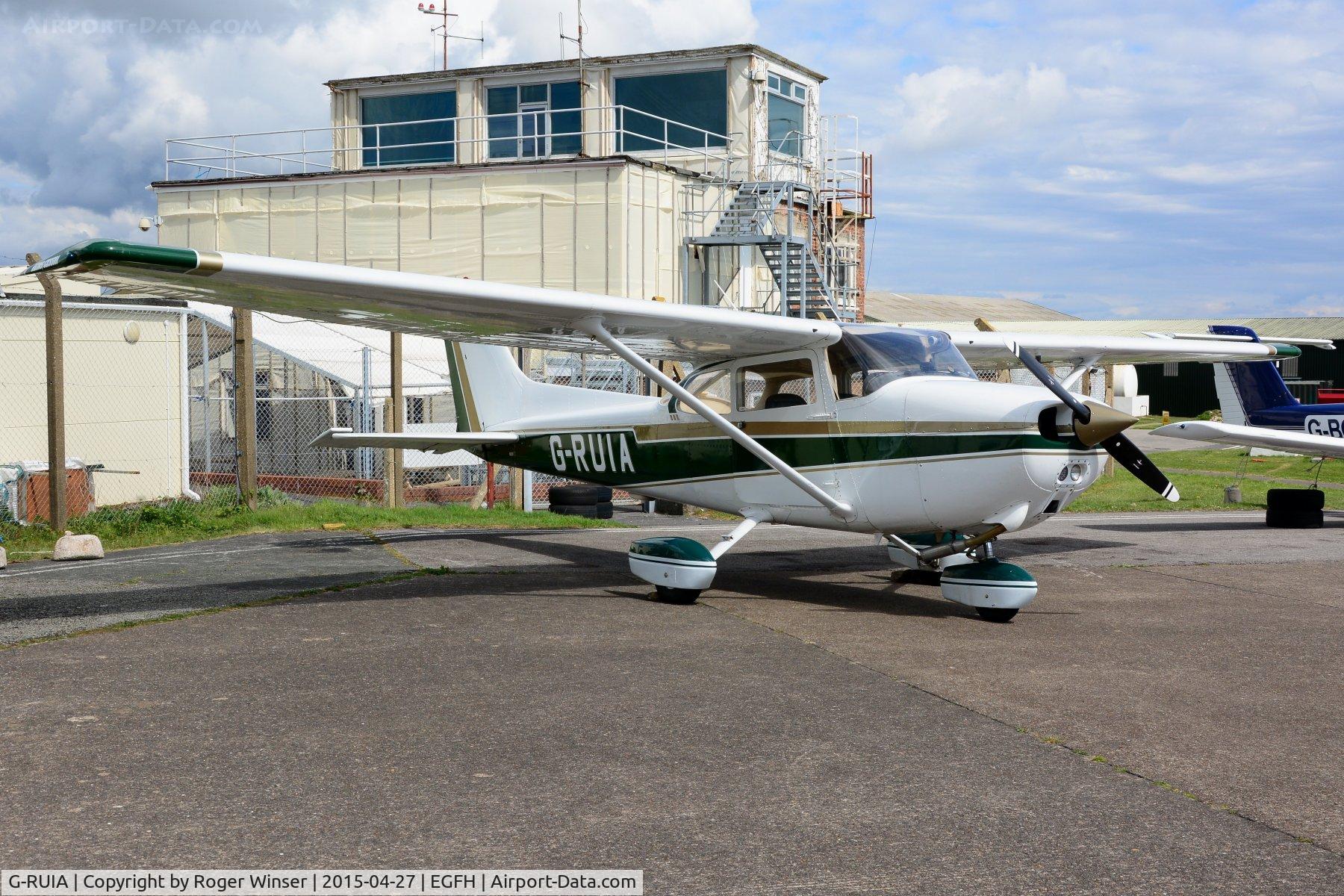 G-RUIA, 1979 Reims F172N Skyhawk C/N 1856, Newly resident Reims/Cessna Skyhawk operated by Cambrian Flying Club. Previously registered PH-AXA.