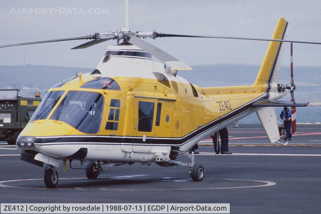 ZE412, Agusta A-109AM C/N 7244, Visitor
