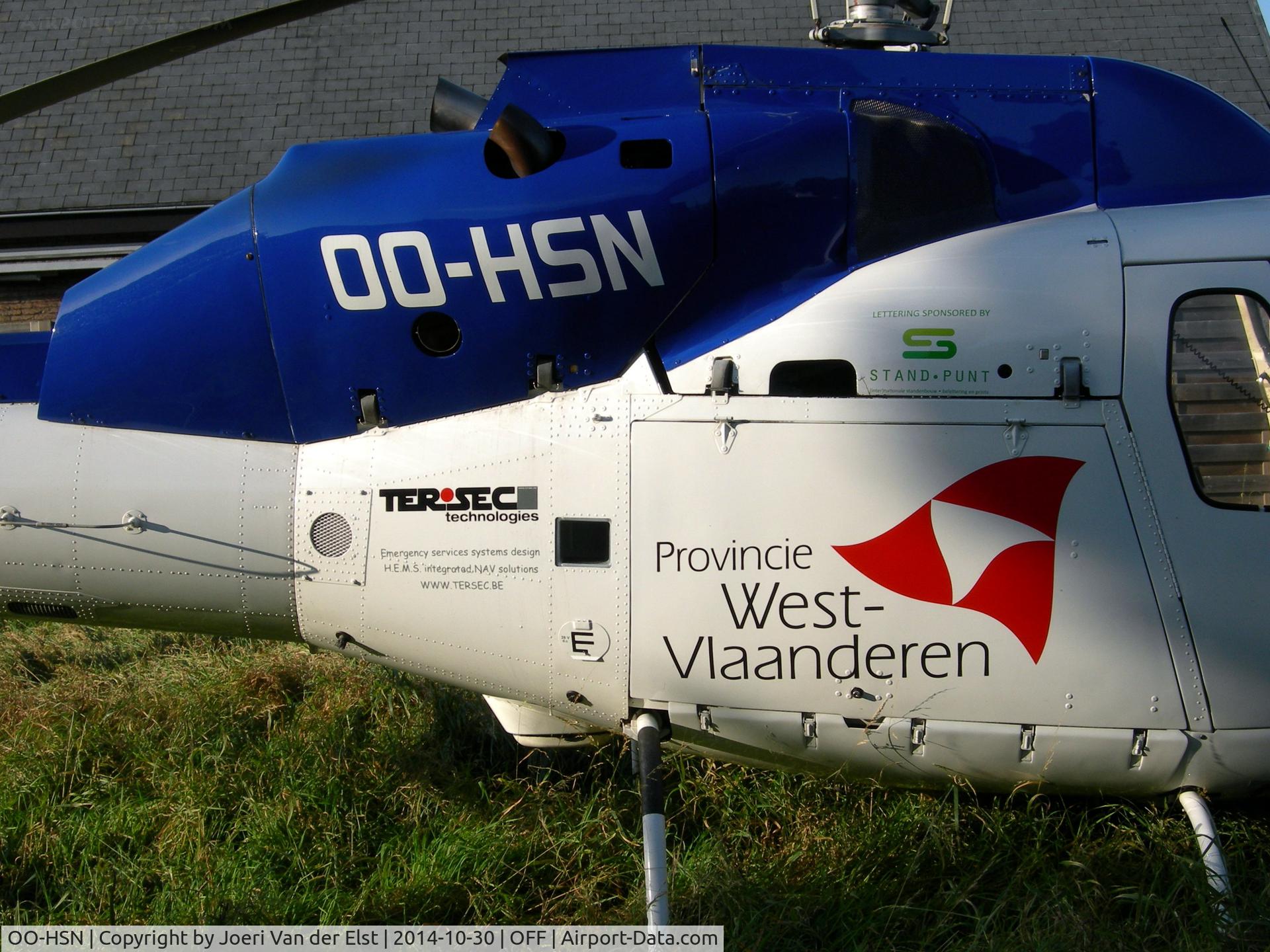 OO-HSN, 1989 Aerospatiale AS-355F-2 Ecureuil 2 C/N 5424, Medical Rescue