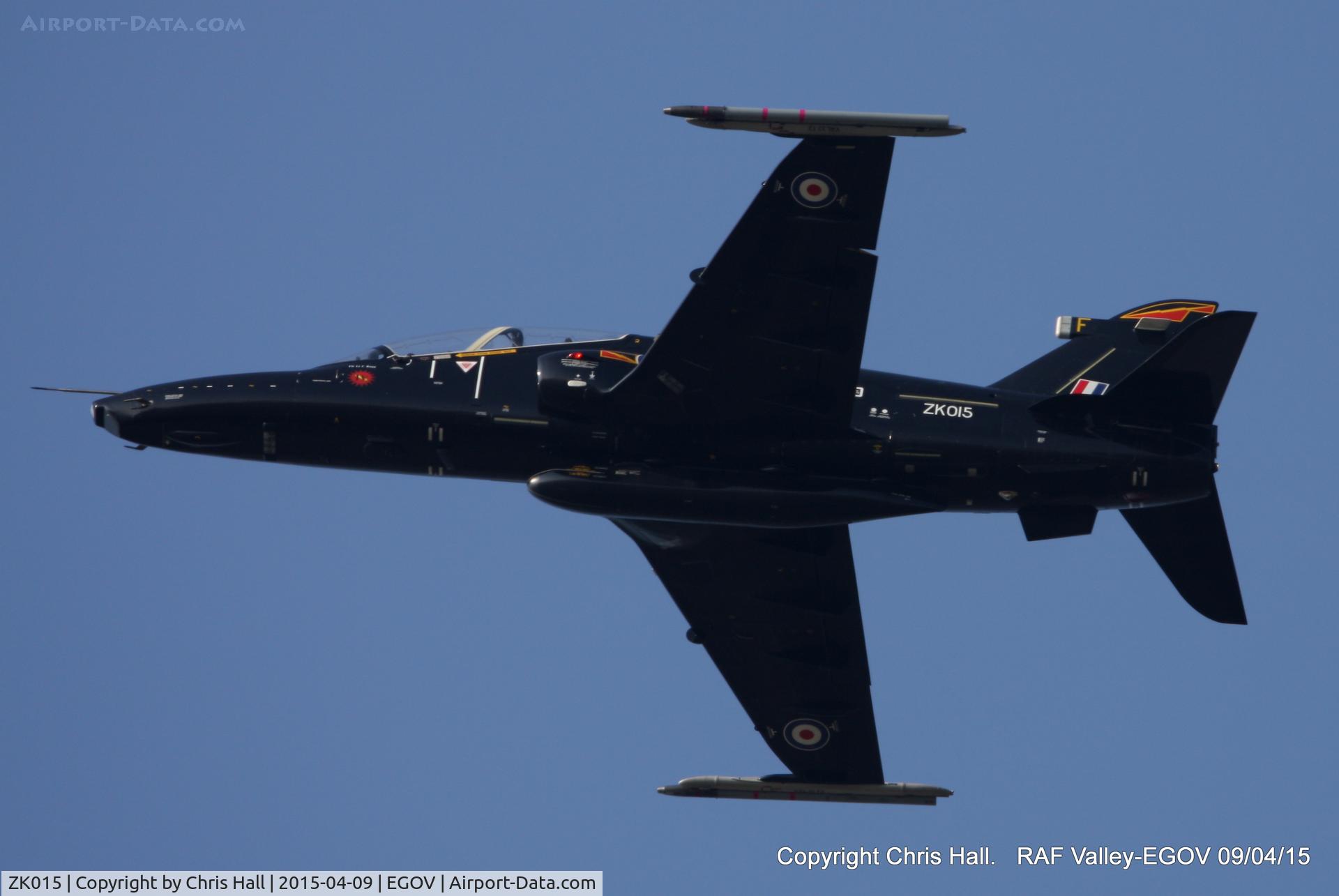 ZK015, 2008 British Aerospace Hawk T2 C/N RT006/1244, RAF IV Sqn