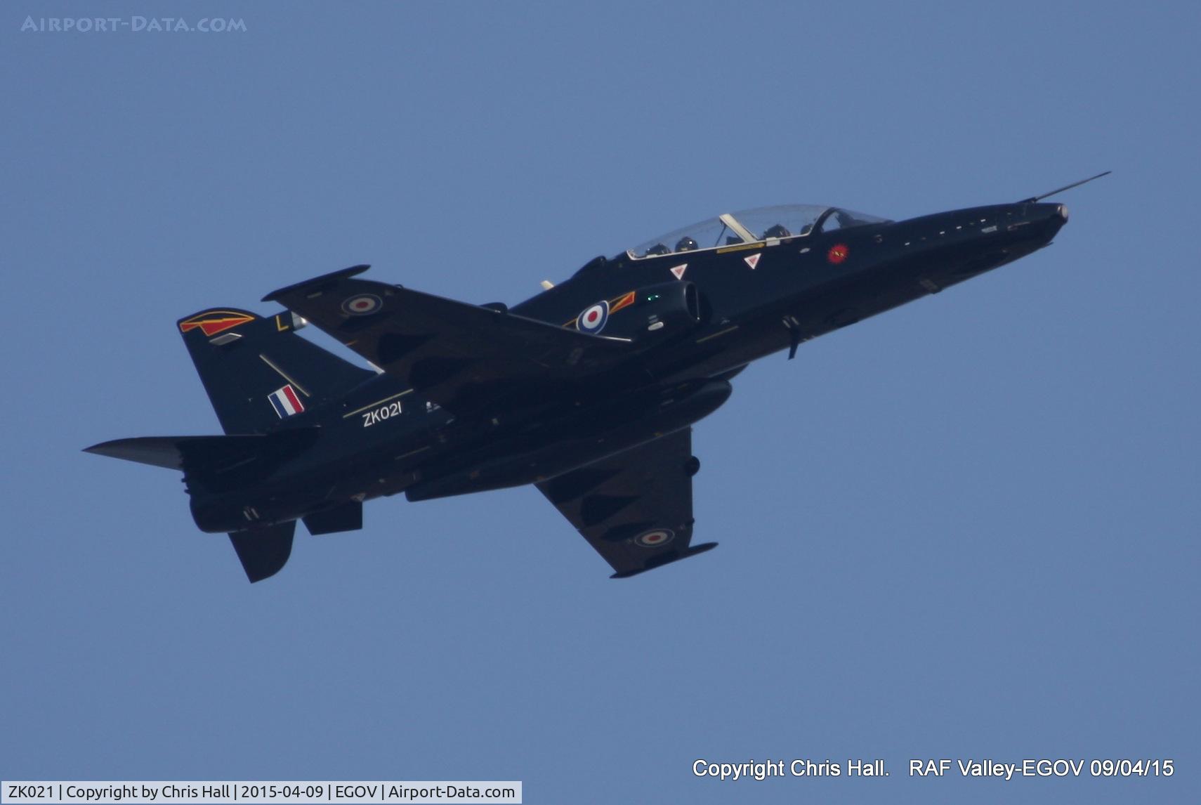 ZK021, 2009 BAe Systems Hawk T2 C/N RT012/1250, RAF IV Sqn