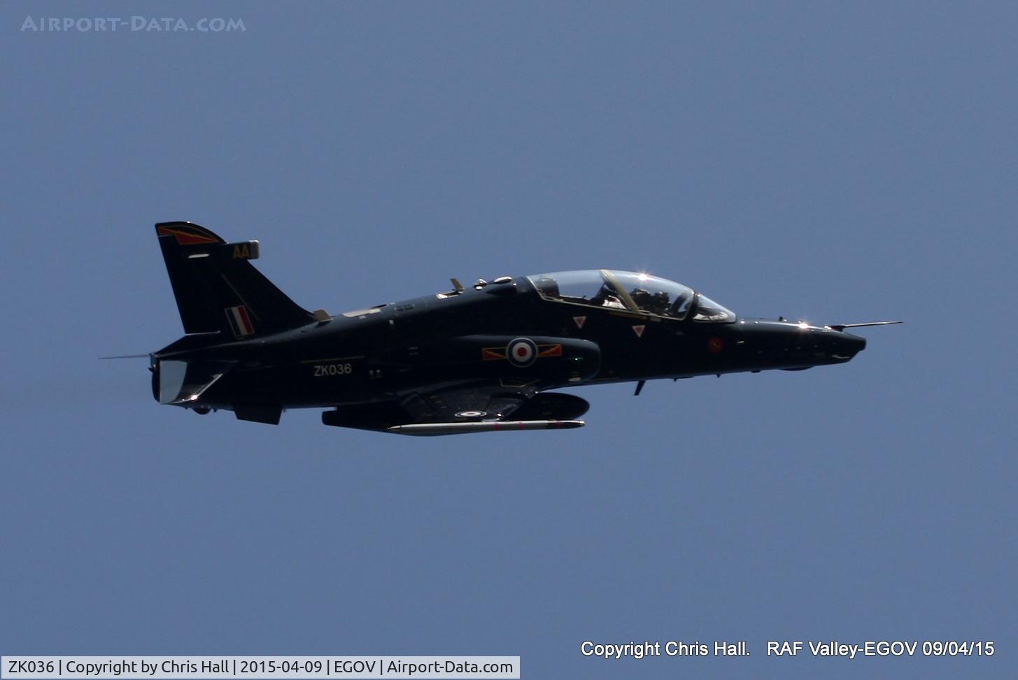 ZK036, 2010 British Aerospace Hawk T2 C/N RT027/1265, RAF IV Sqn