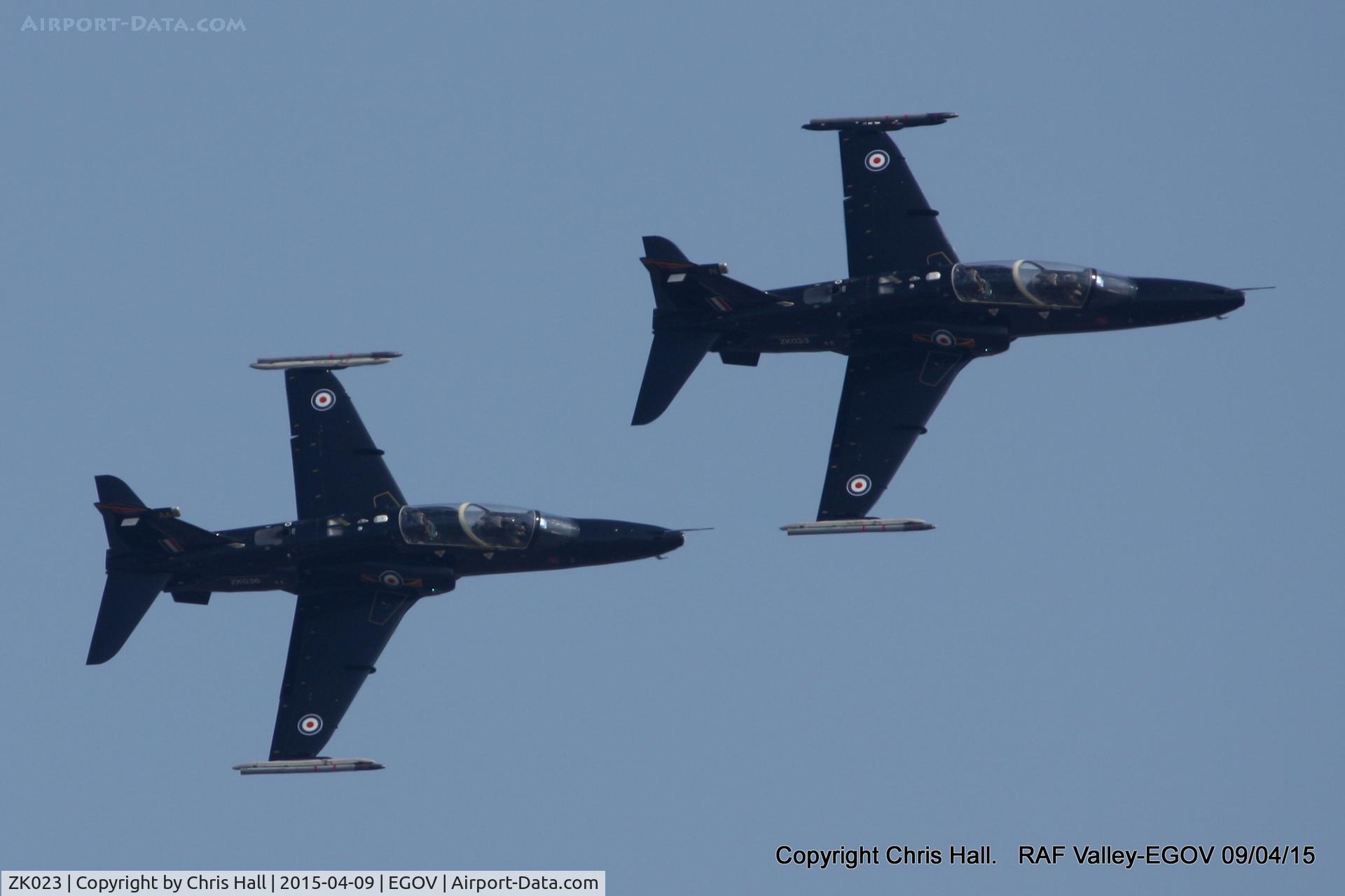 ZK023, 2009 British Aerospace Hawk T2 C/N RT014/1252, Hawk T2 Role Demo team