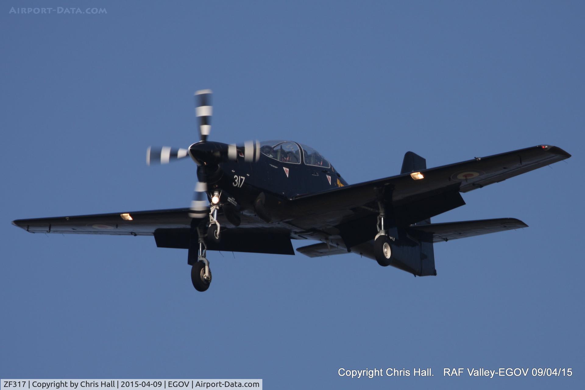 ZF317, Short S-312 Tucano T1 C/N S098/T69, RAF 72 (R) Sqn