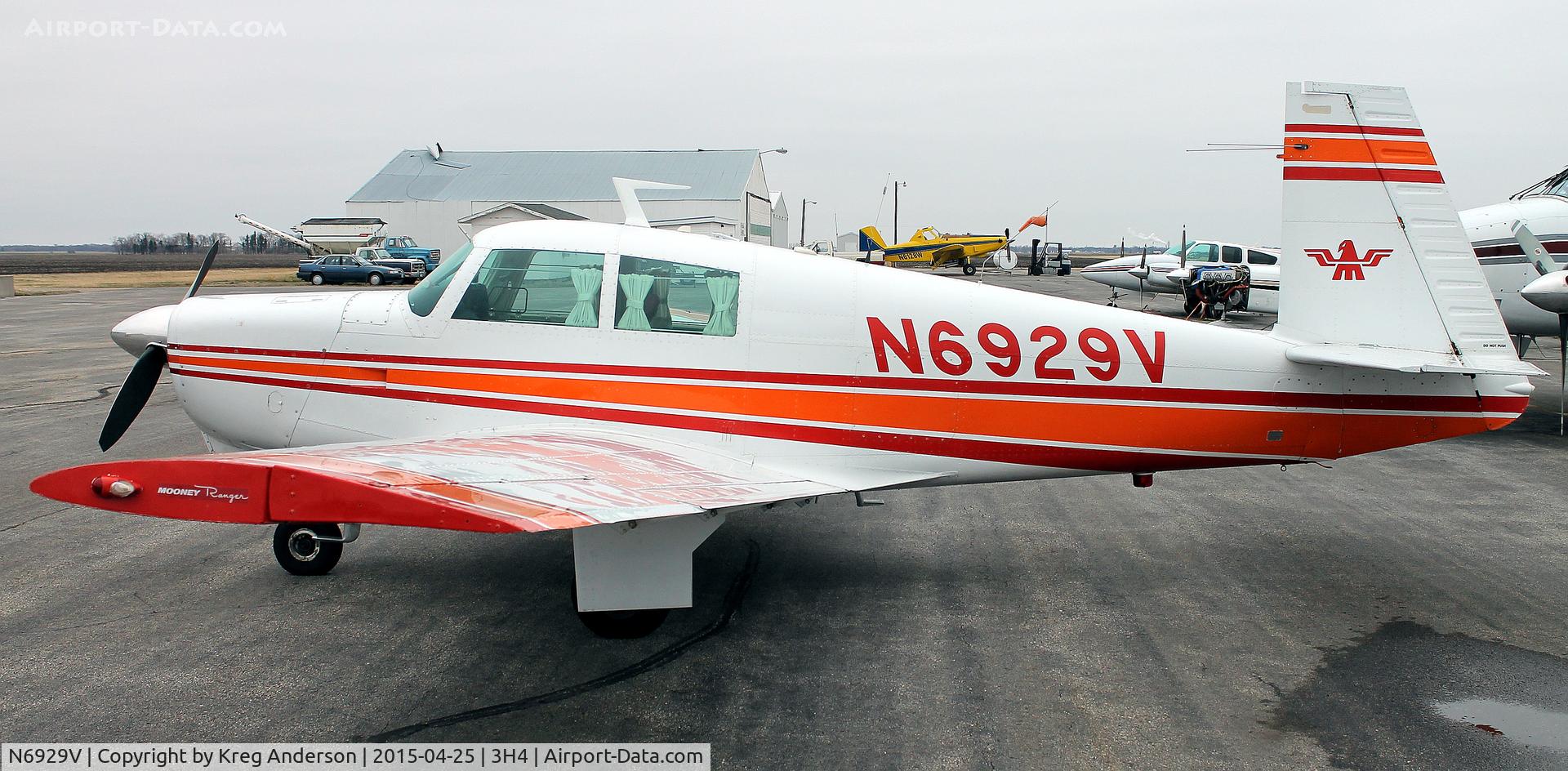 N6929V, 1975 Mooney M20C Ranger C/N 20-1182, EAA Chapter 1342 Fly-in