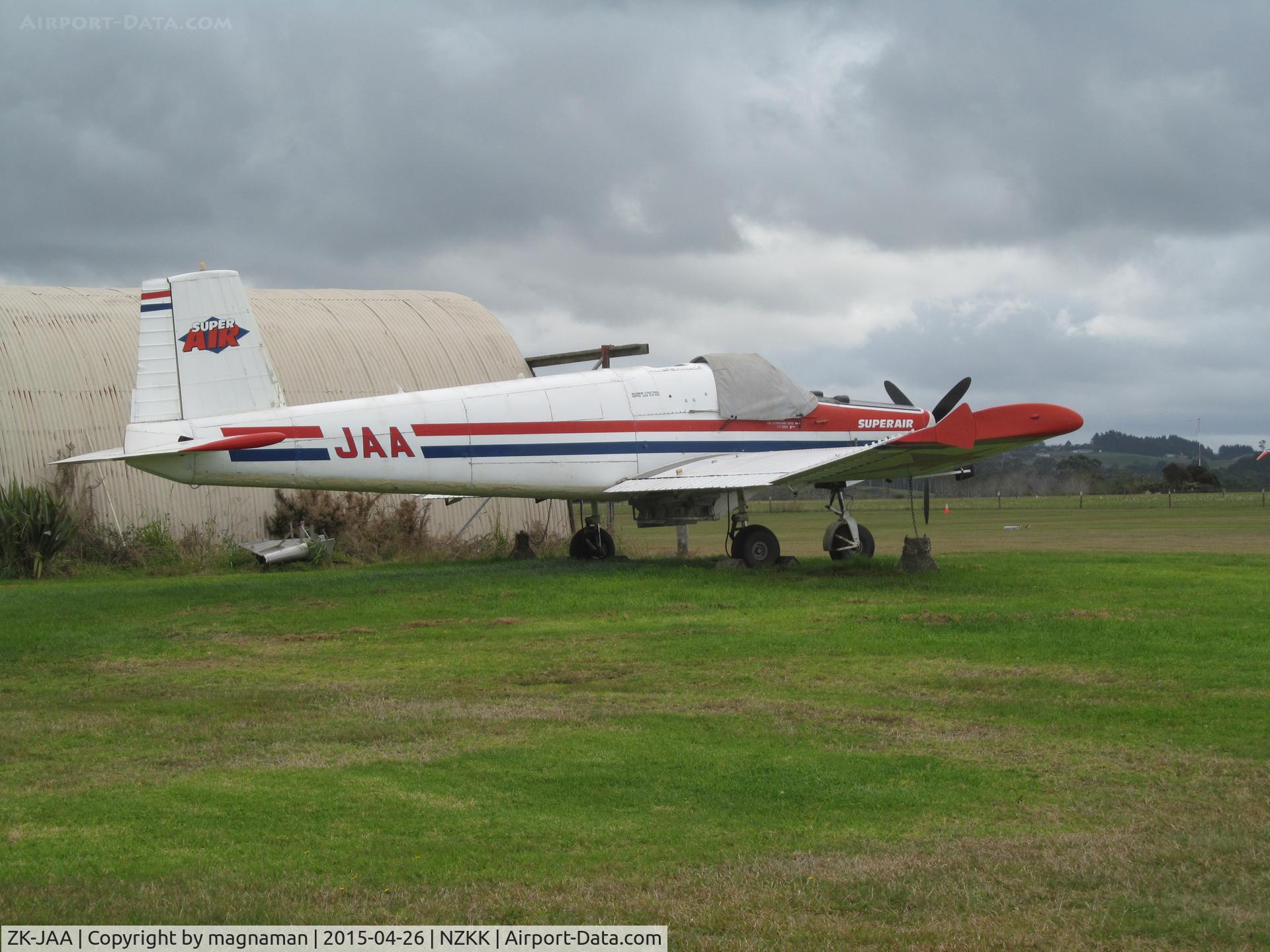 ZK-JAA, NZ Aerospace FU24-954 C/N 259, Out on the grass at Keri Keri