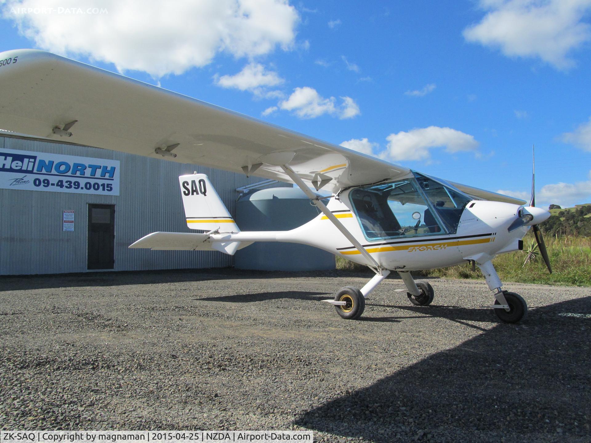 ZK-SAQ, Fly Synthesis Storch S C/N 420A-364, Close up of trainer with owner giving me interesting story of recent re-build. I last saw this on back of a trailer in December 2013.