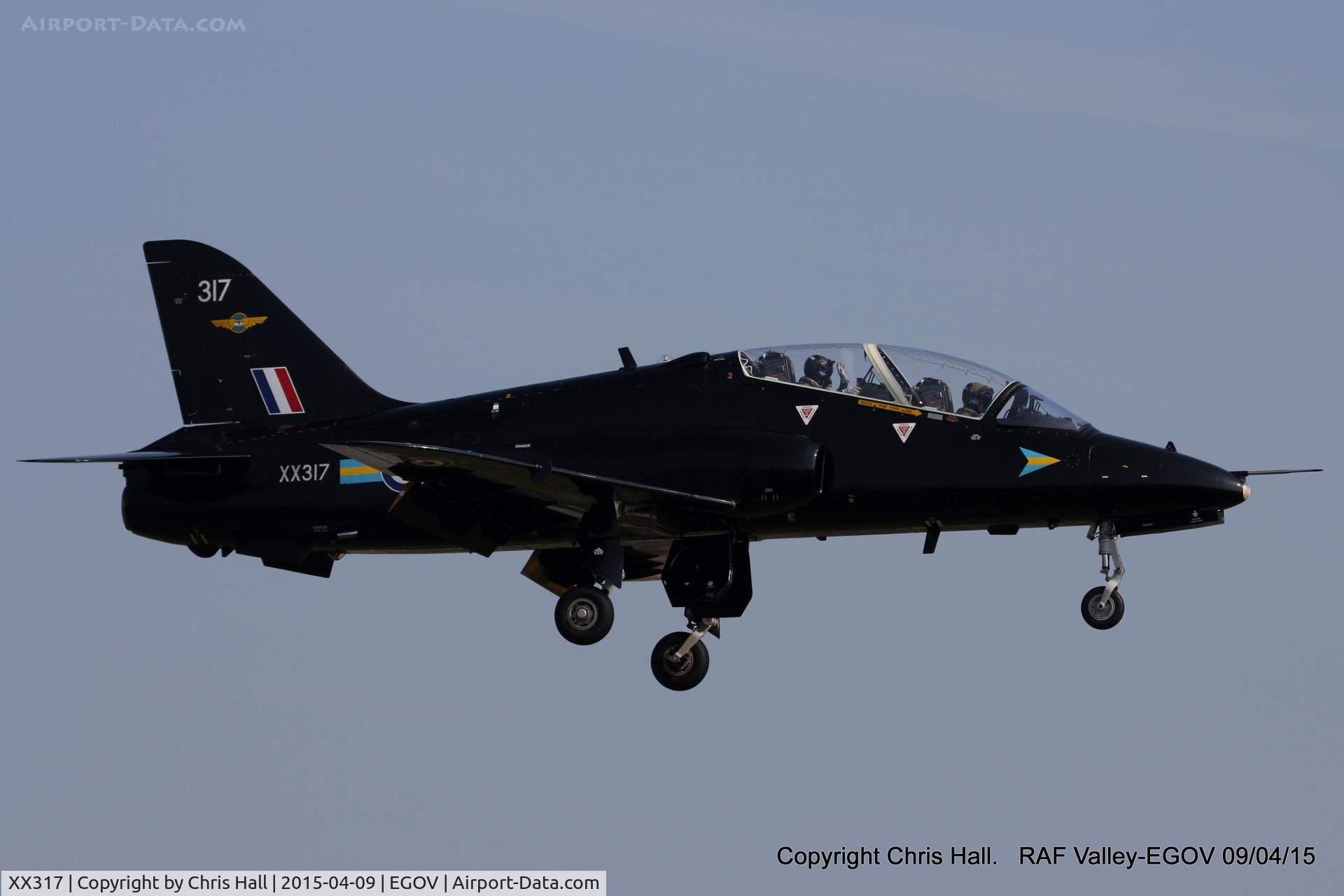 XX317, 1980 Hawker Siddeley Hawk T.1A C/N 159/312142, RAF 208 Sqn