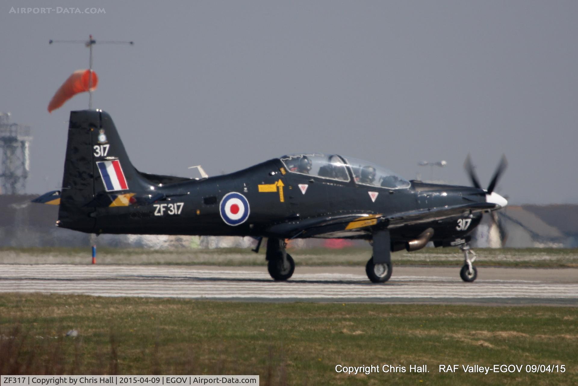 ZF317, Short S-312 Tucano T1 C/N S098/T69, RAF 72 (R) Sqn