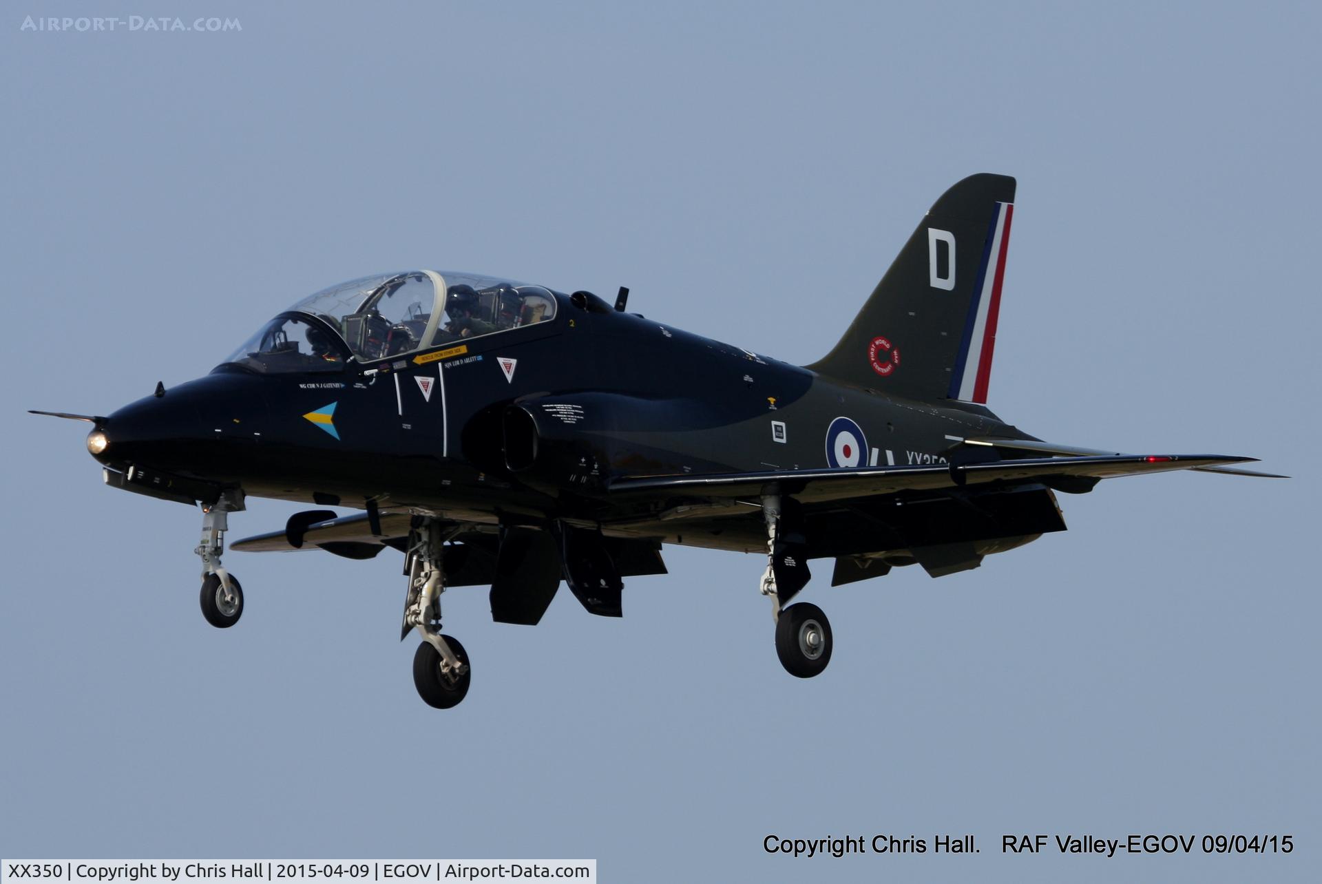 XX350, 1981 Hawker Siddeley Hawk T.1A C/N 199/312174, RAF 208(R) Sqn WWI 100th anniversary scheme