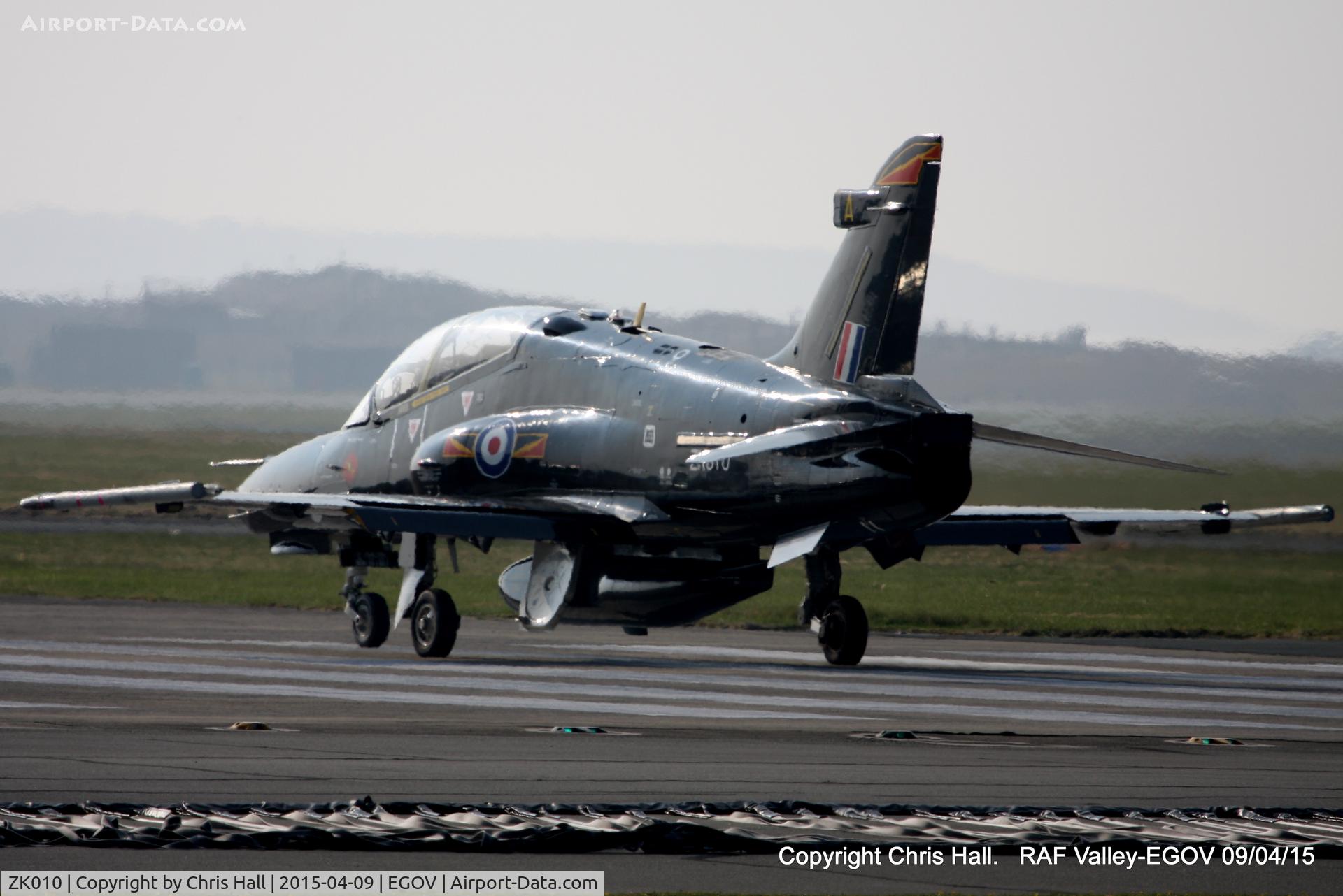 ZK010, 2005 British Aerospace Hawk T2 C/N RT001/1239, RAF IV Sqn