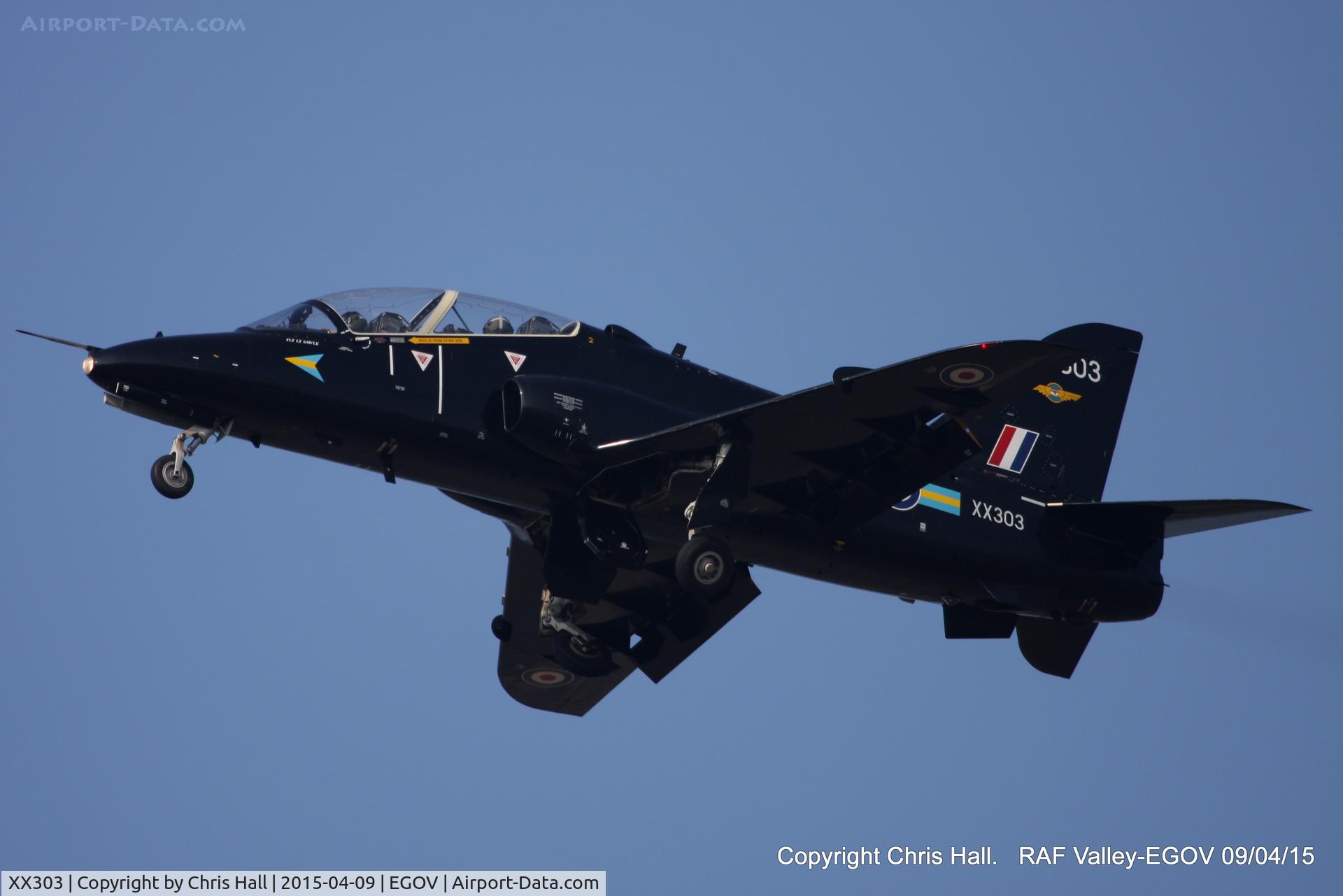 XX303, 1980 Hawker Siddeley Hawk T.1A C/N 312128/137, RAF 208 Sqn