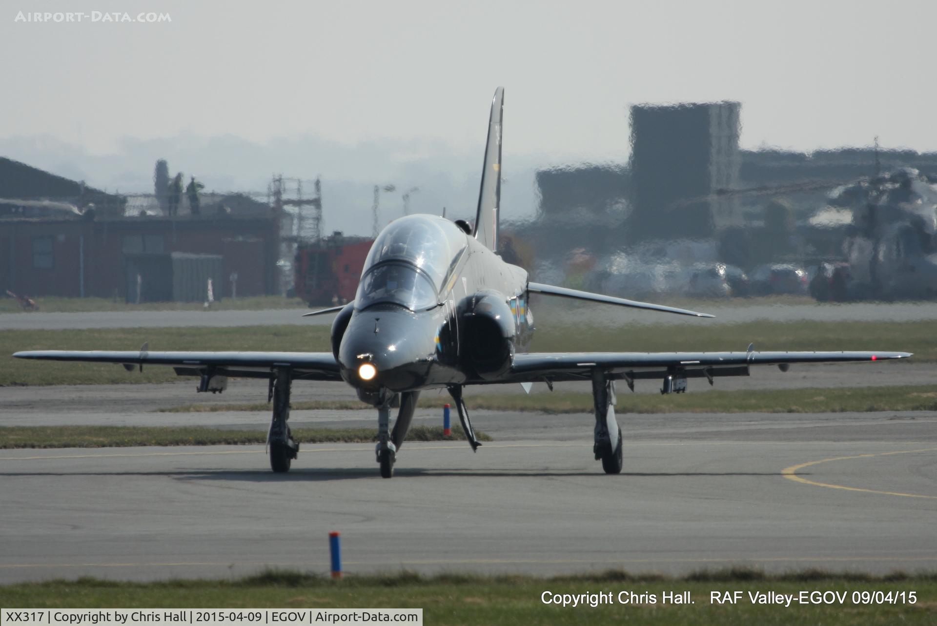 XX317, 1980 Hawker Siddeley Hawk T.1A C/N 159/312142, RAF 208 Sqn