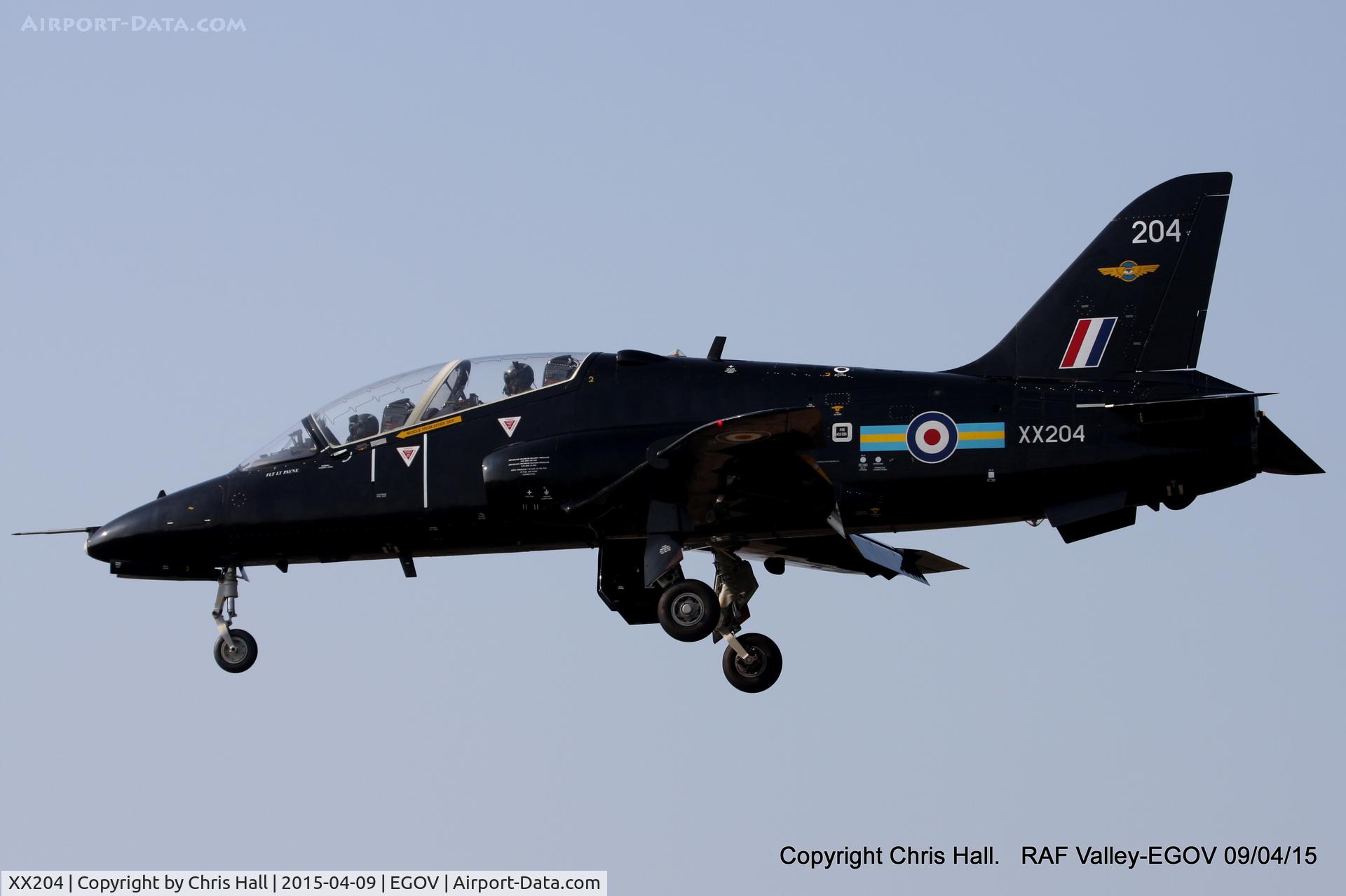 XX204, 1978 Hawker Siddeley Hawk T.1A C/N 051/312051, RAF 208 Sqn