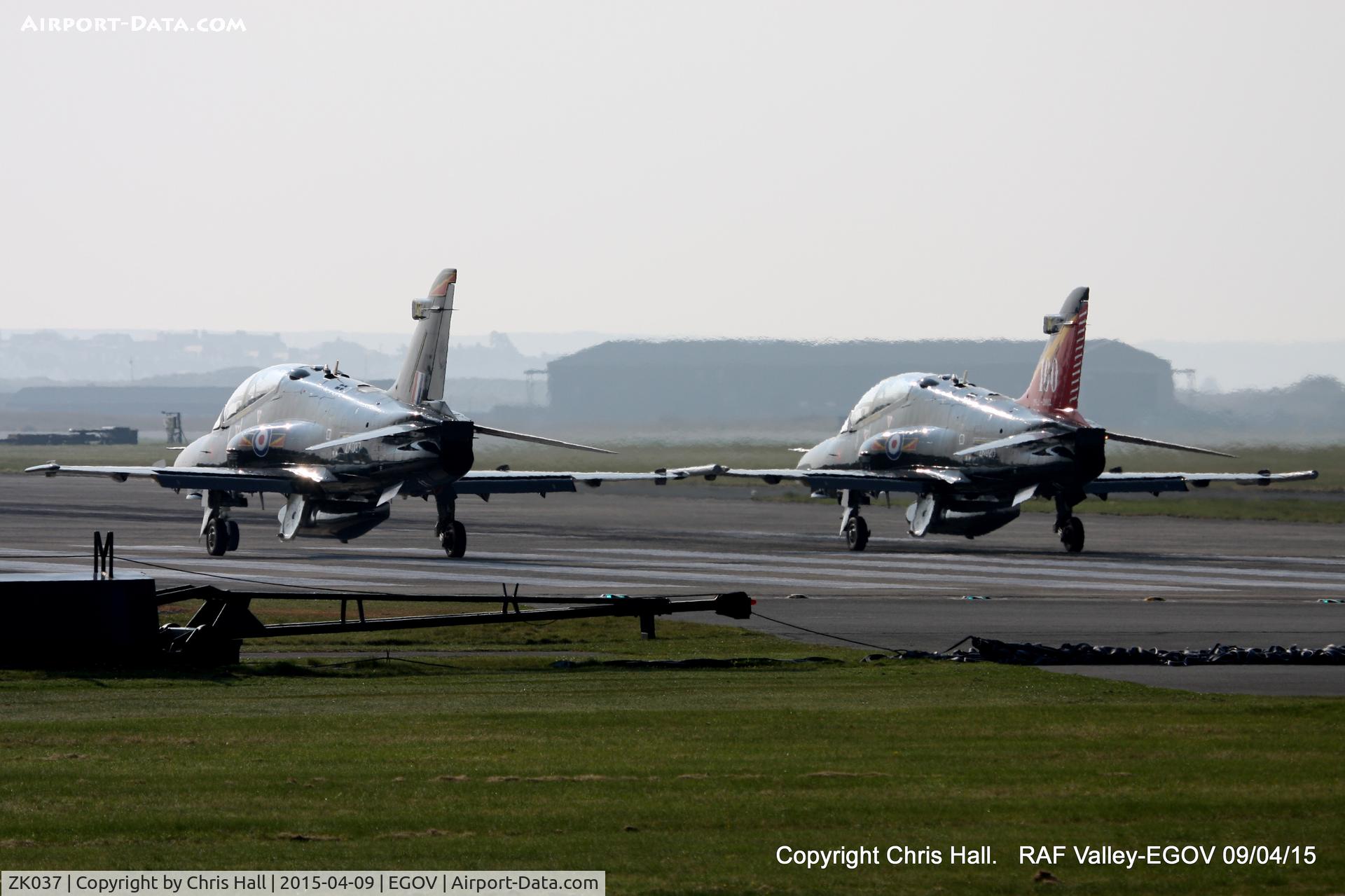 ZK037, 2010 British Aerospace Hawk T2 C/N RT028/1266, RAF IV Sqn