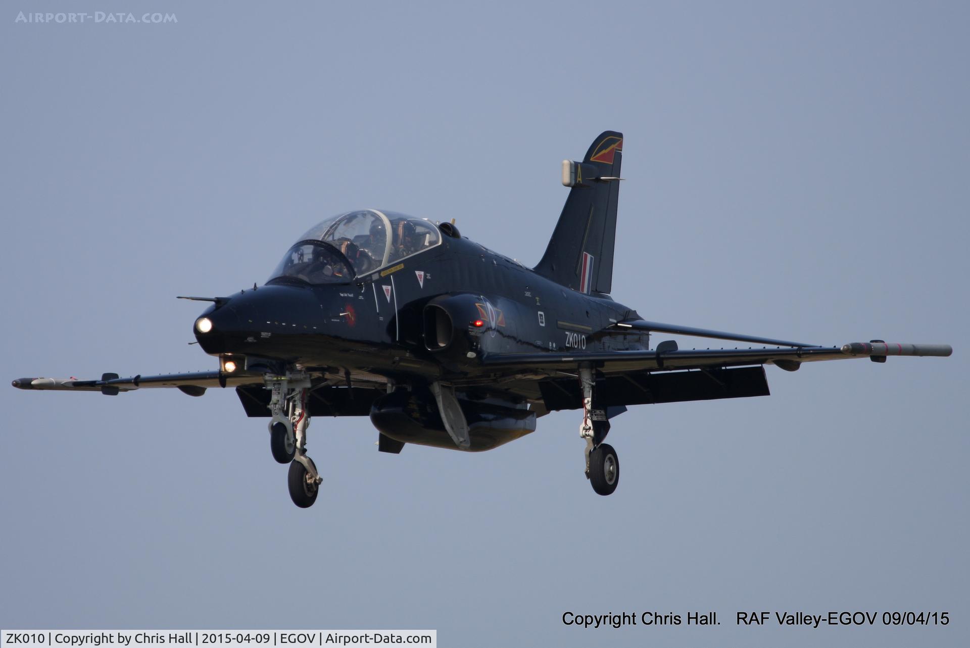 ZK010, 2005 British Aerospace Hawk T2 C/N RT001/1239, RAF IV Sqn
