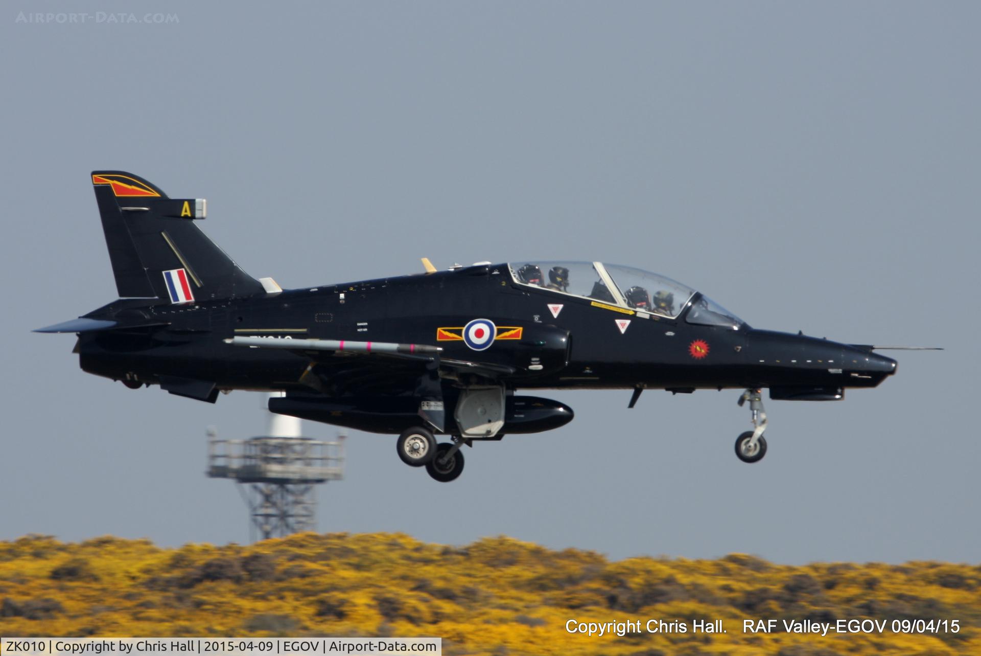 ZK010, 2005 British Aerospace Hawk T2 C/N RT001/1239, RAF IV Sqn