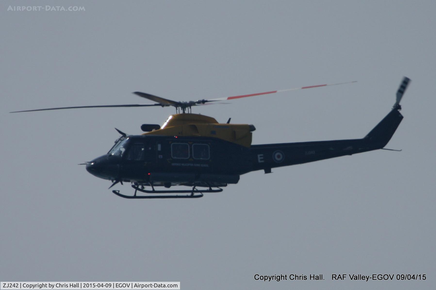 ZJ242, 1994 Bell 412EP Griffin HT1 C/N 36095, RAF 60 (R) Sqn / DHFS