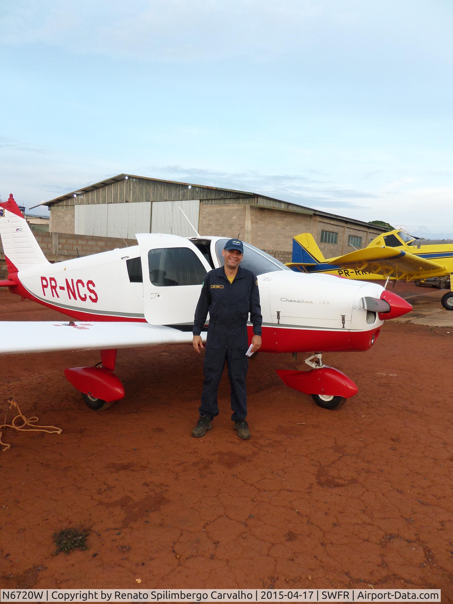 N6720W, 1965 Piper PA-28-140 C/N 28-20834, N6720W with your new face in Brazil (PR-NCS).