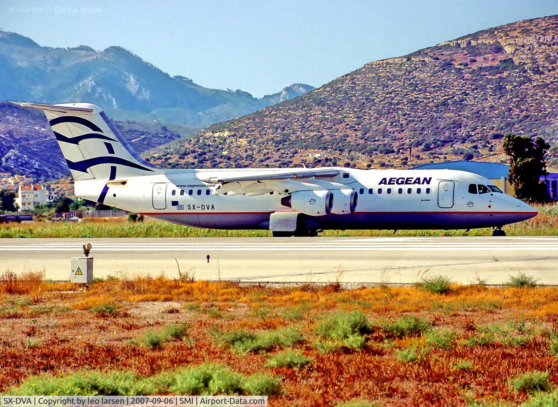 SX-DVA, 1998 British Aerospace Avro 146-RJ100 C/N E3341, Samos Greece 6.9.07