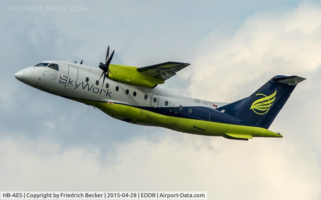 HB-AES, 1995 Dornier 328-110 C/N 3021, departure via RW27