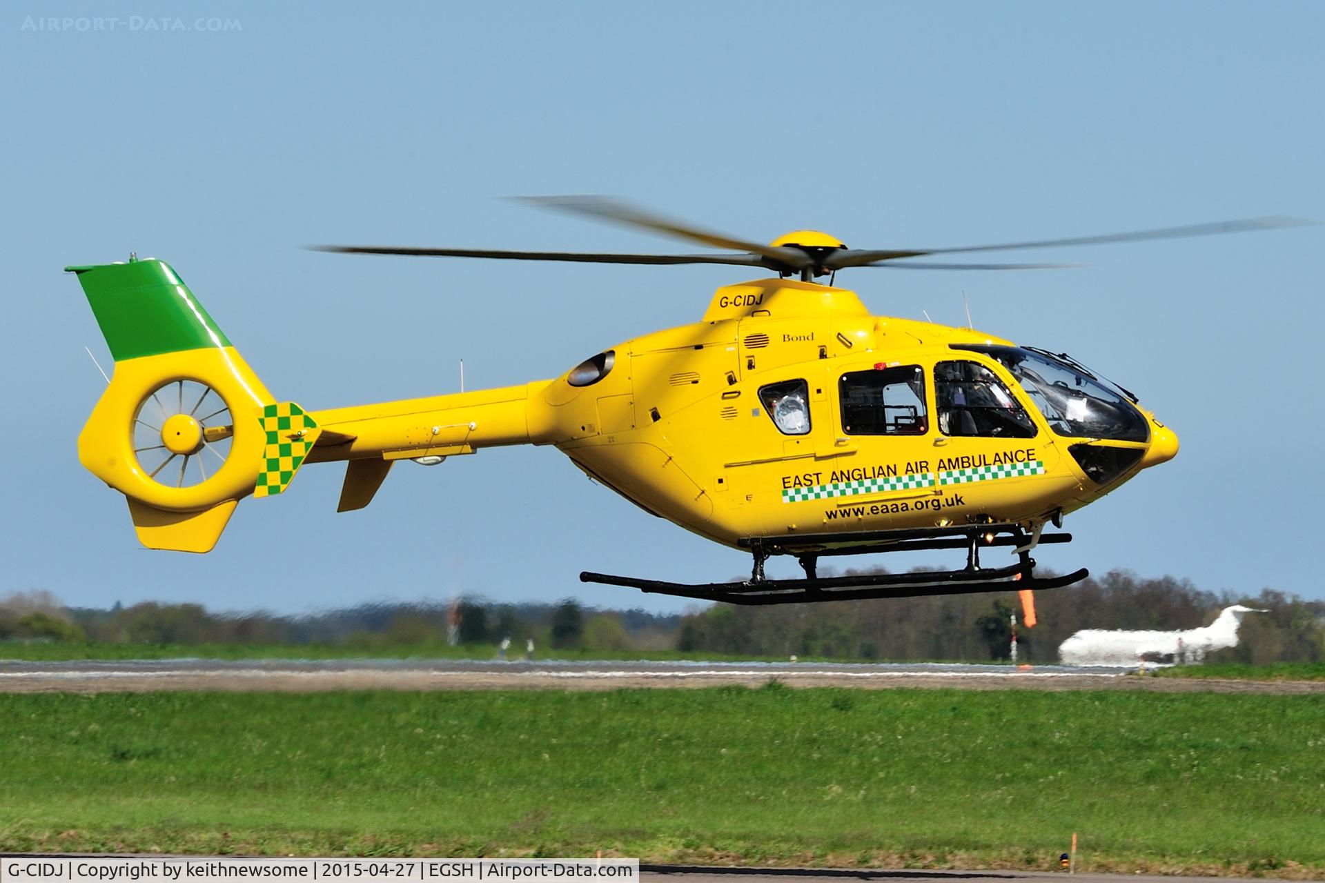 G-CIDJ, 2011 Eurocopter EC-135T-2+ C/N 1010, Helimed 85A.