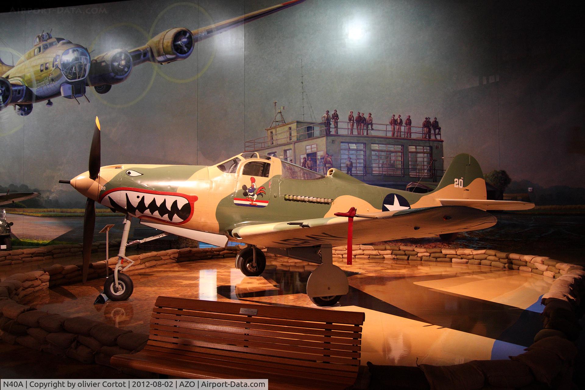 N40A, 1944 Bell P-39Q Airacobra C/N Not found 44-3908, Kalamazoo museum