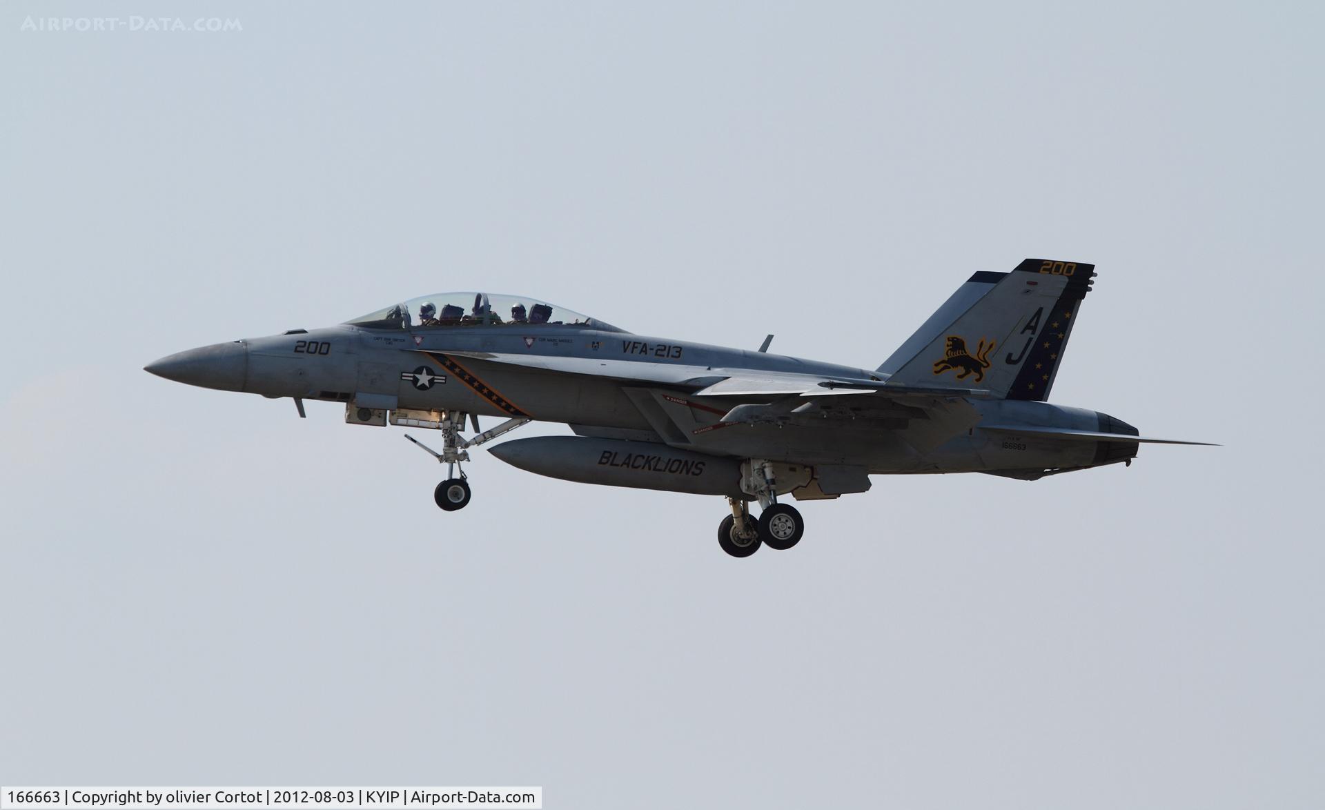 166663, Boeing F/A-18F Super Hornet C/N F141, thunder over michigan 2012