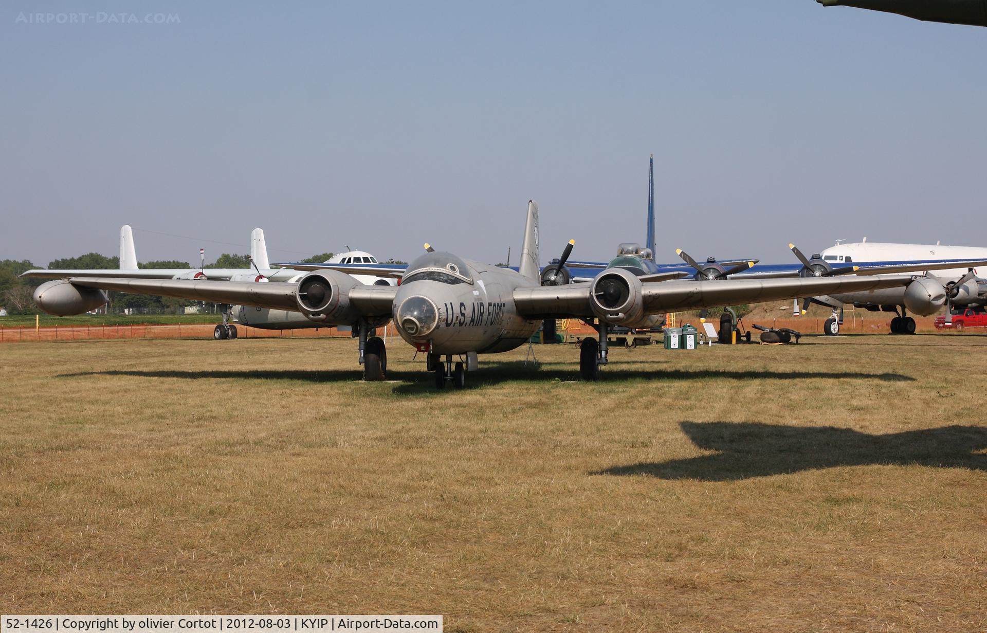52-1426, 1952 Martin RB-57A Canberra C/N 009, slim lines of the Canberra