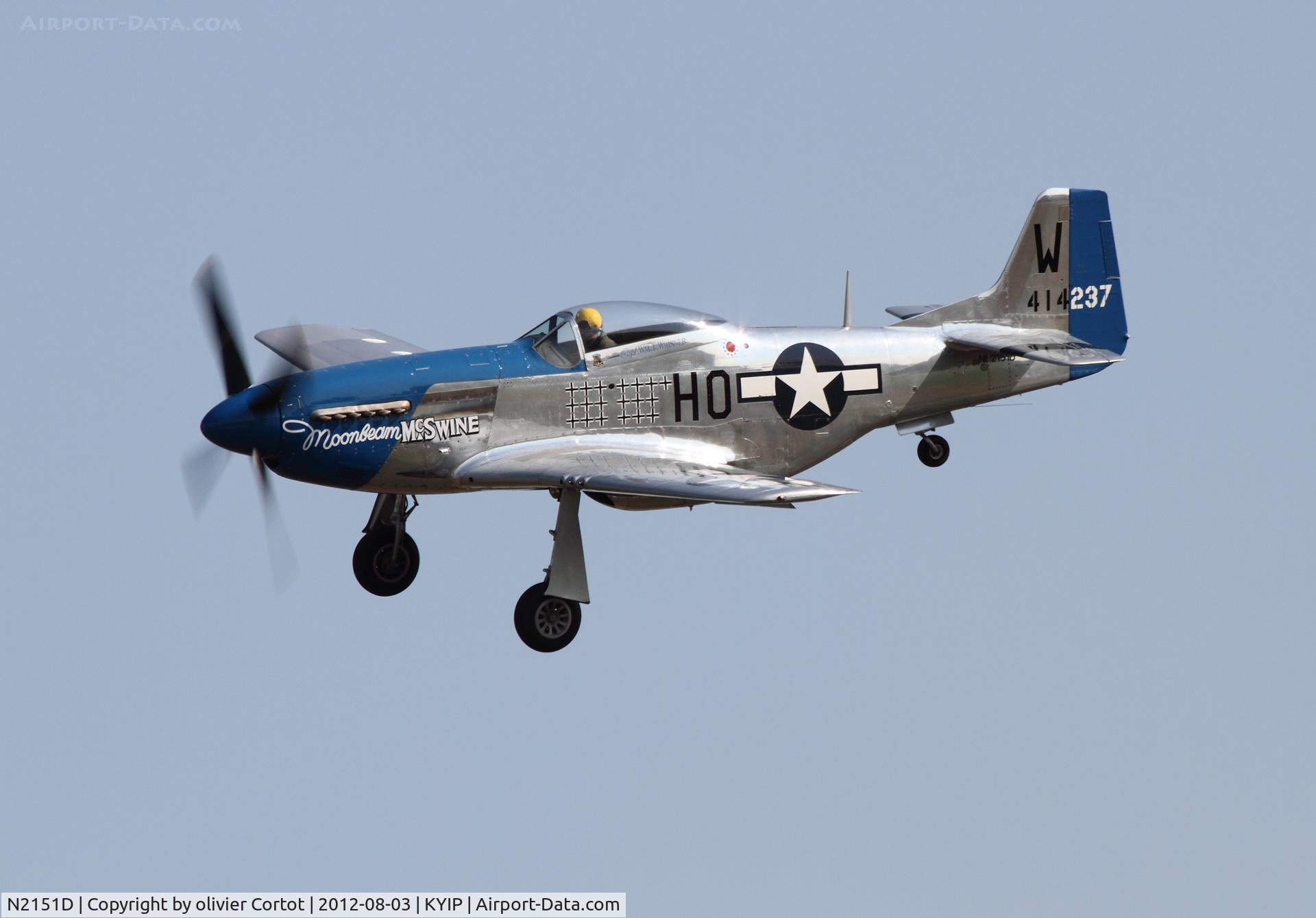 N2151D, 1944 North American F-51D Mustang C/N 122-40196, Now based in France