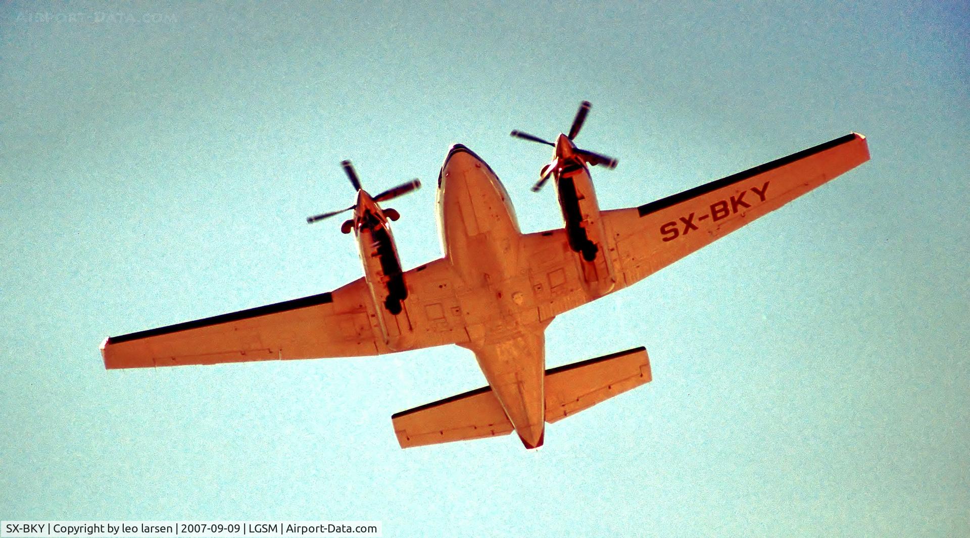 SX-BKY, 1993 Beech C90B King Air C/N LJ-1334, Samos Greece 9.9.07