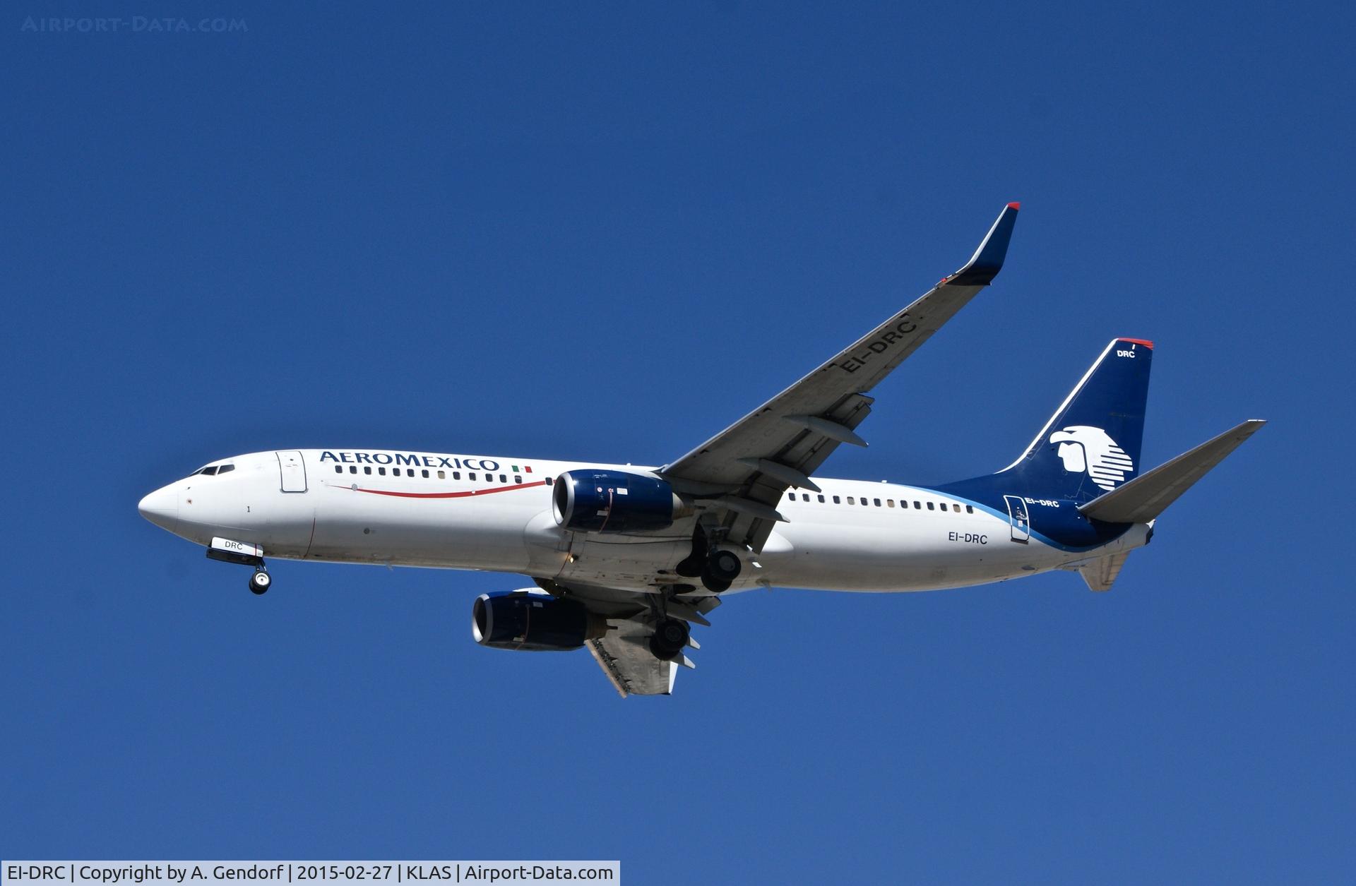 EI-DRC, 2006 Boeing 737-852 C/N 35116, Aeromexico, is here on short finals at Las Vegas Int'l(KLAS)