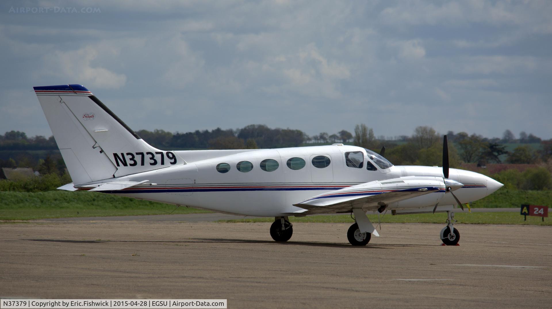N37379, 1979 Cessna 421C Golden Eagle C/N 421C0654, 2. N37379 visiting Duxford Airfield.